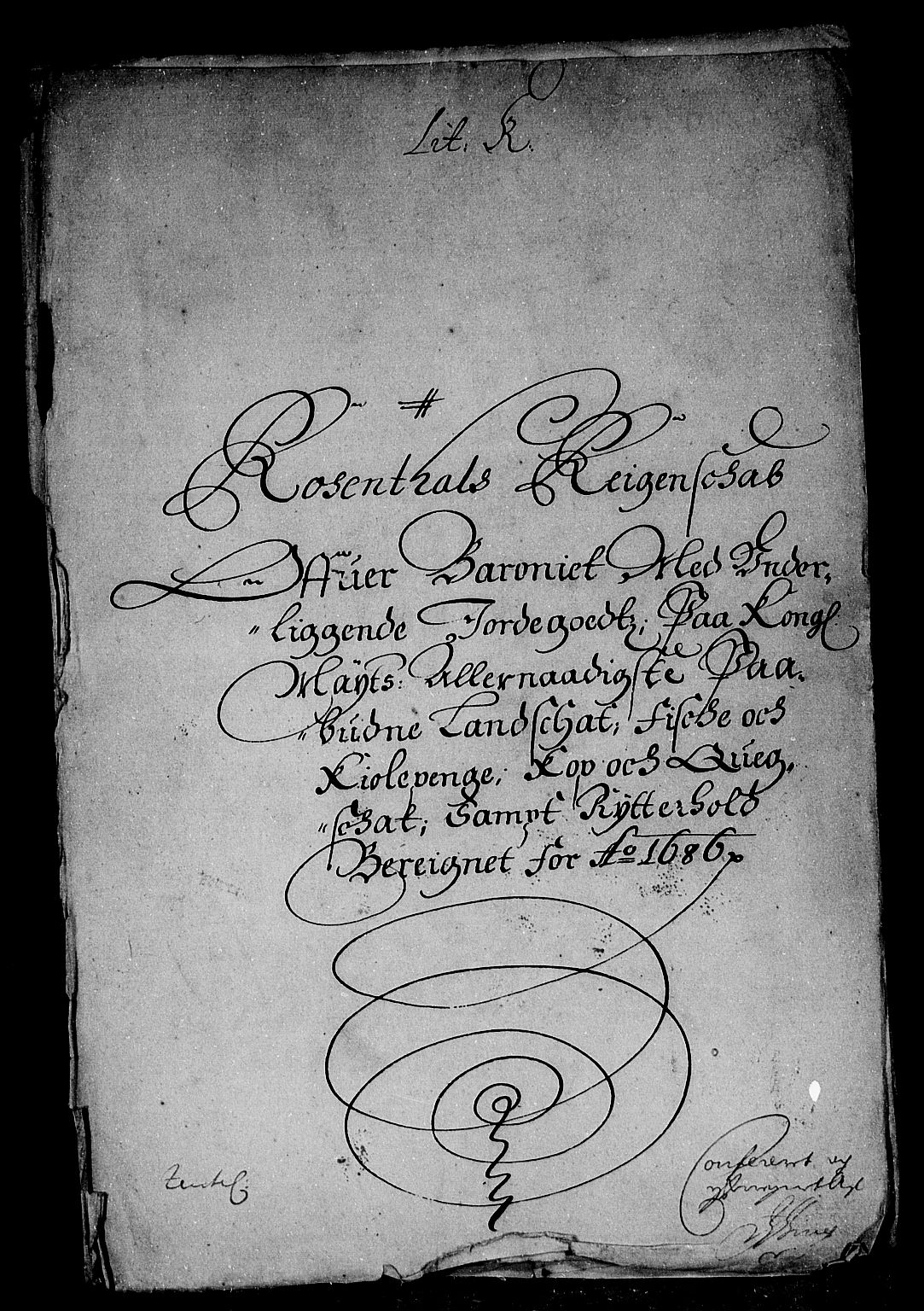 Rentekammeret inntil 1814, Reviderte regnskaper, Stiftamtstueregnskaper, Bergen stiftamt, RA/EA-6043/R/Rc/L0082: Bergen stiftamt, 1686