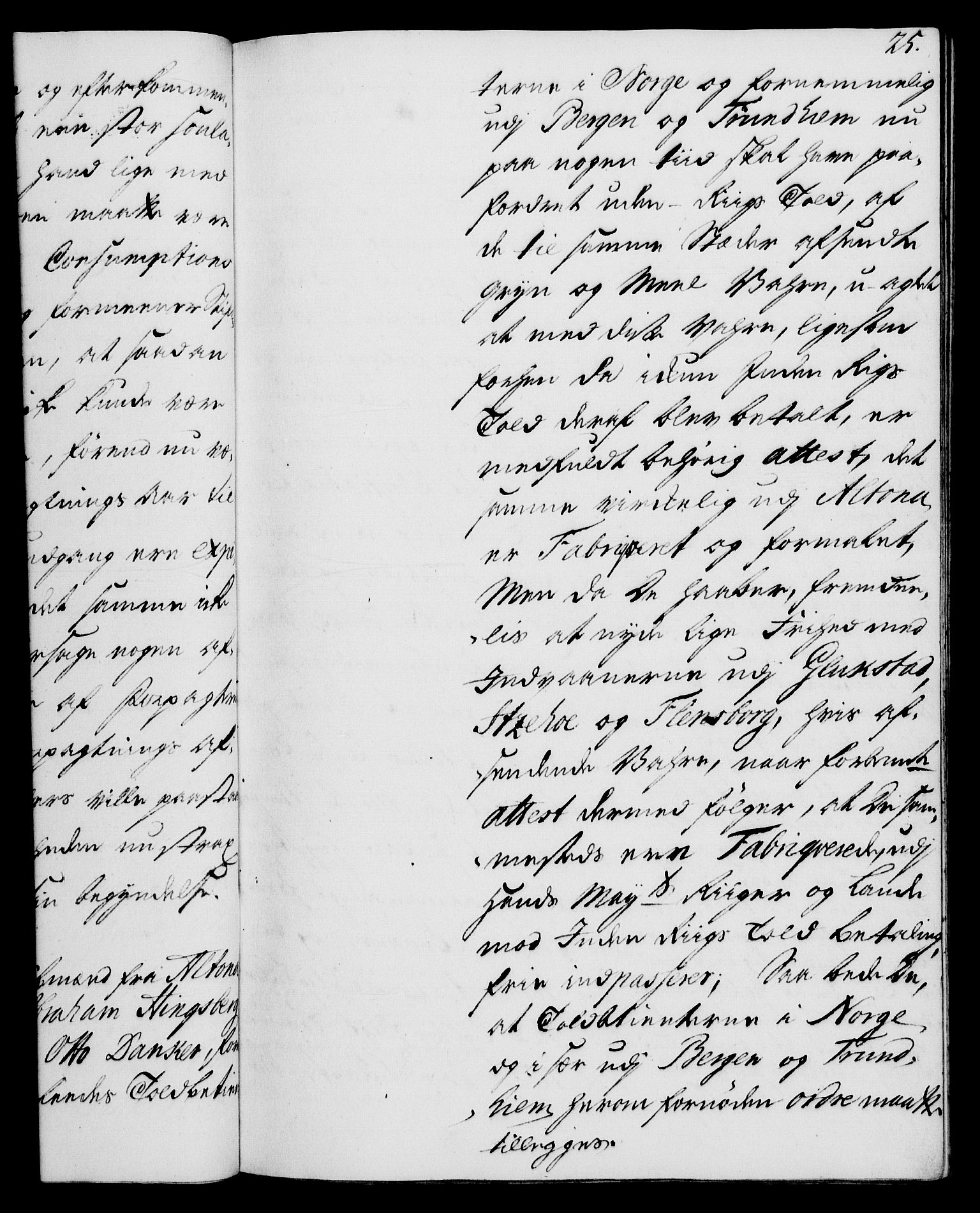 Rentekammeret, Kammerkanselliet, AV/RA-EA-3111/G/Gh/Gha/L0027: Norsk ekstraktmemorialprotokoll (merket RK 53.72), 1745-1746, p. 25