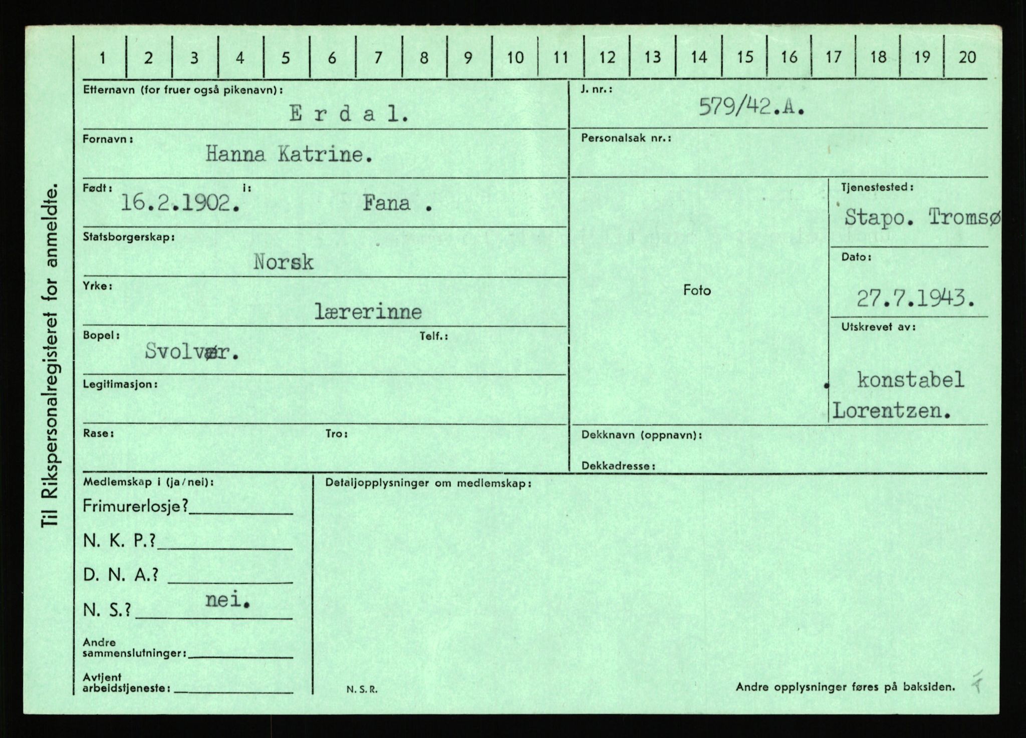 Statspolitiet - Hovedkontoret / Osloavdelingen, AV/RA-S-1329/C/Ca/L0004: Eid - funn av gjenstander	, 1943-1945, p. 1438