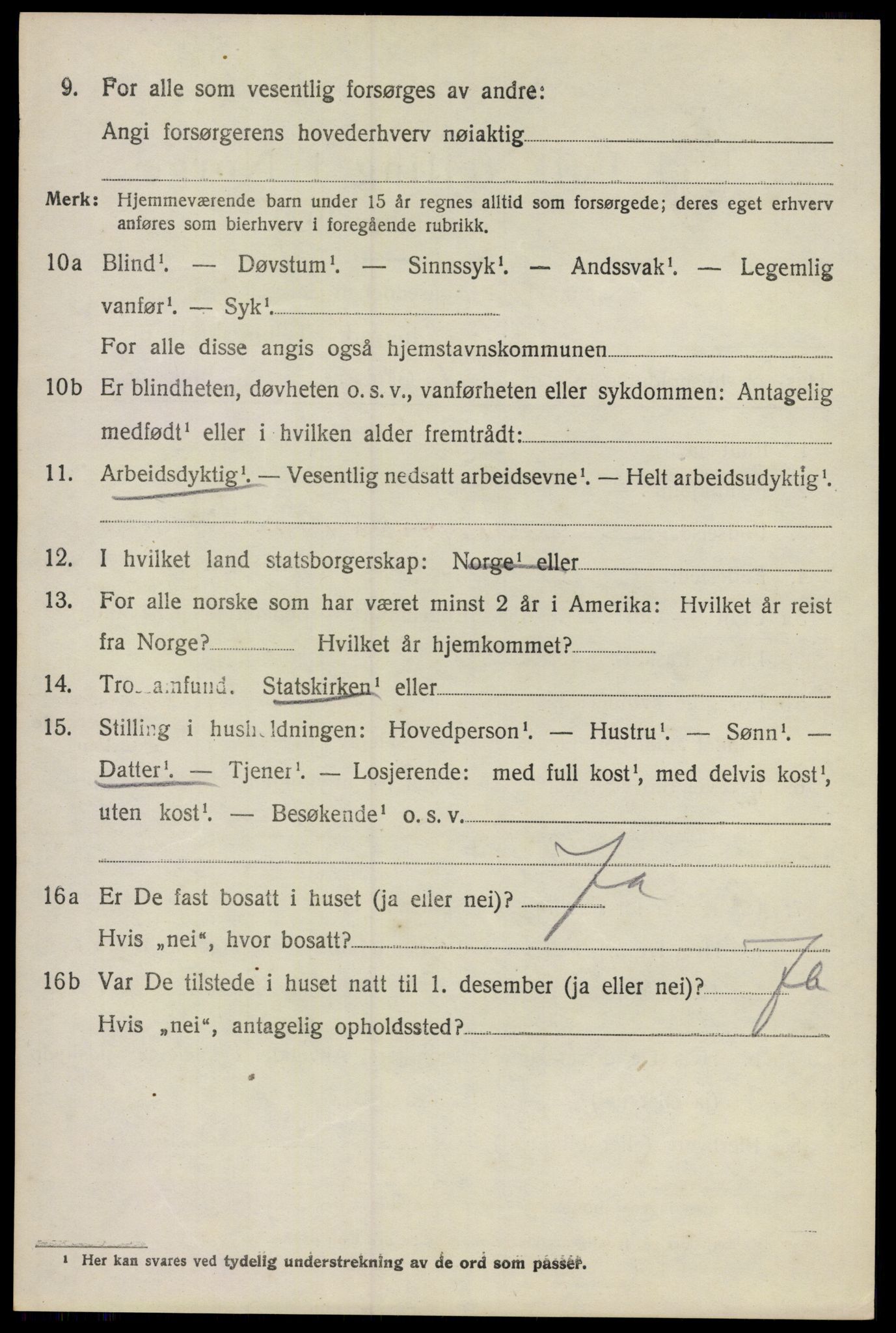 SAO, 1920 census for Lillestrøm, 1920, p. 3317