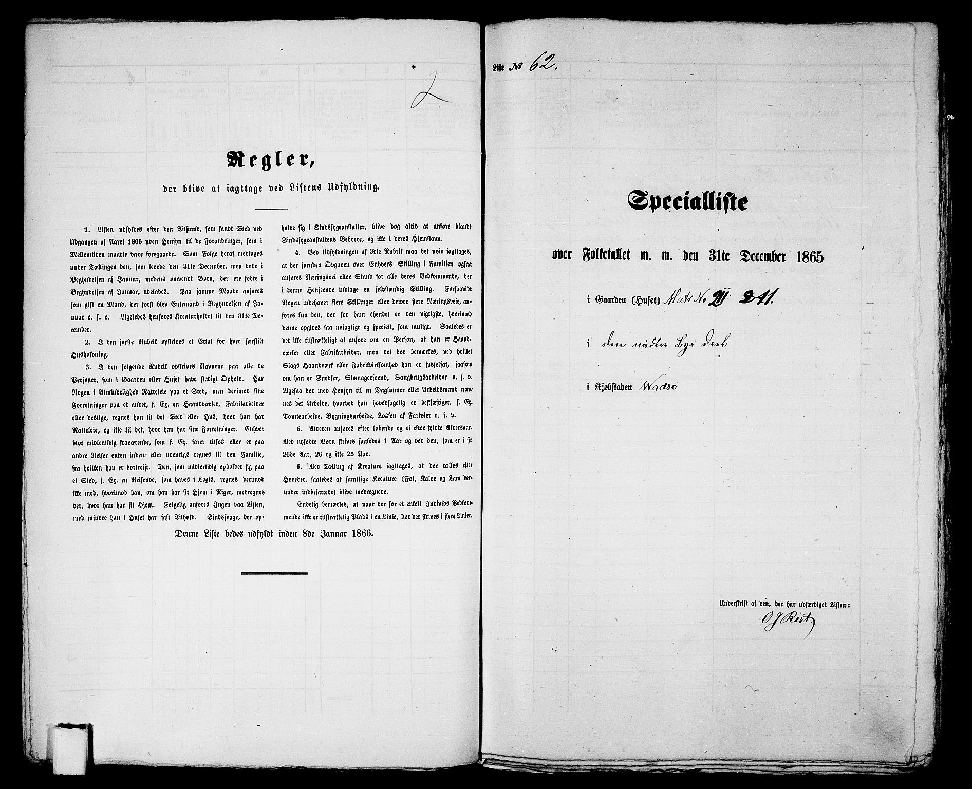 RA, 1865 census for Vadsø/Vadsø, 1865, p. 129