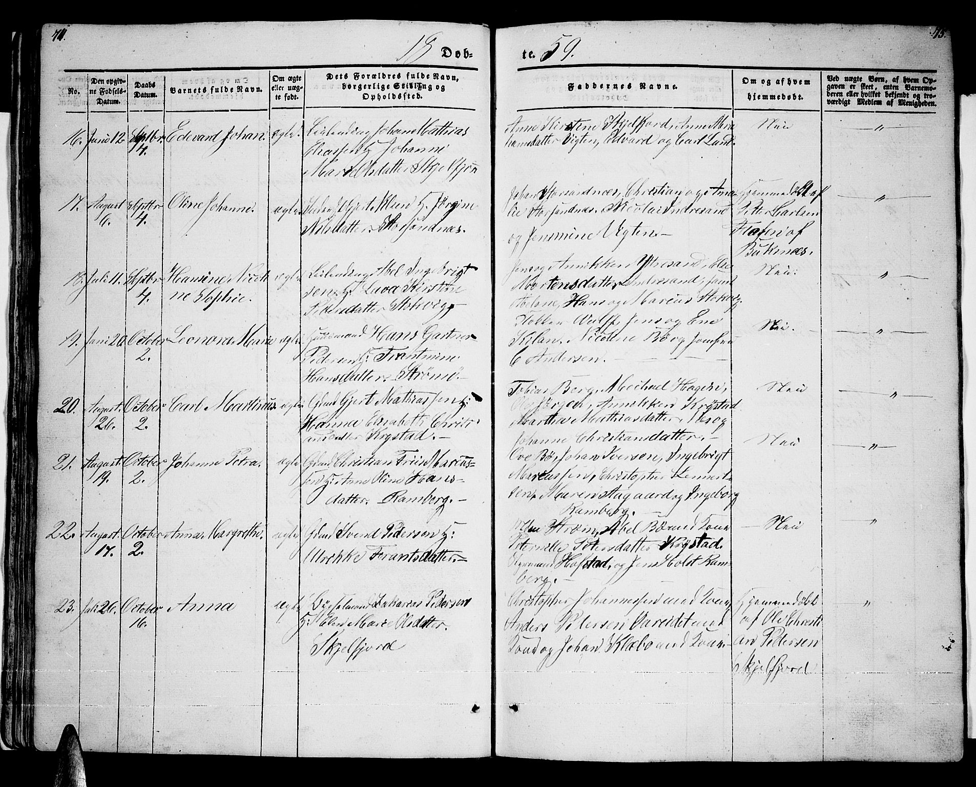 Ministerialprotokoller, klokkerbøker og fødselsregistre - Nordland, AV/SAT-A-1459/885/L1212: Parish register (copy) no. 885C01, 1847-1873, p. 74-75