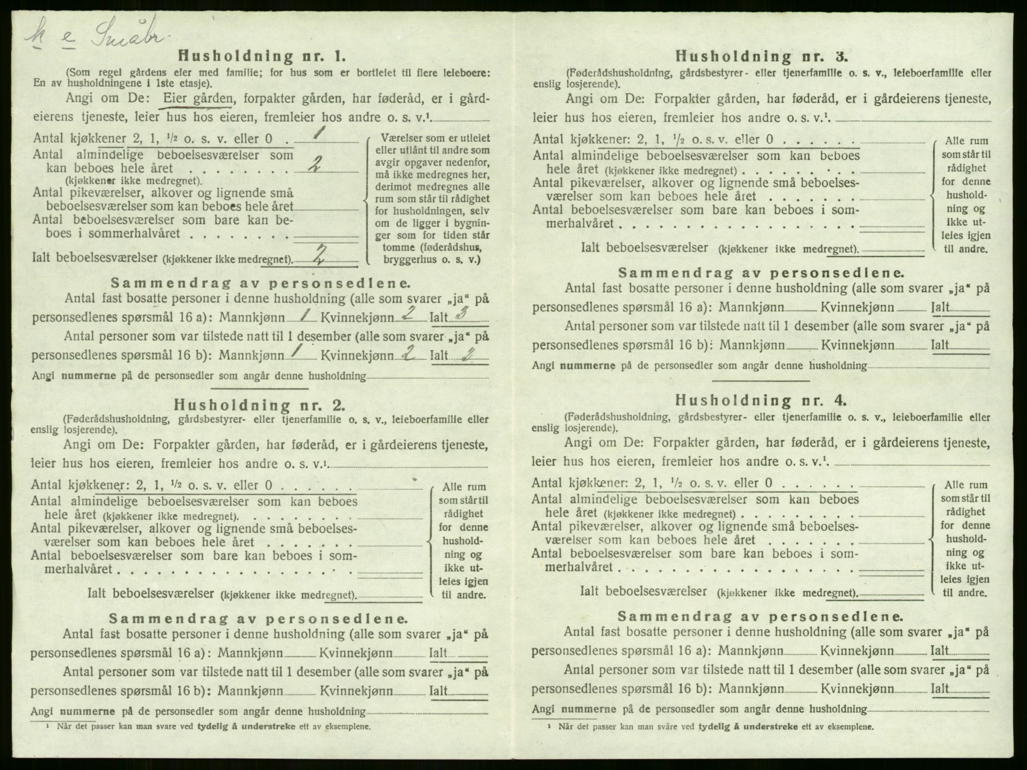 SAKO, 1920 census for Lier, 1920, p. 90