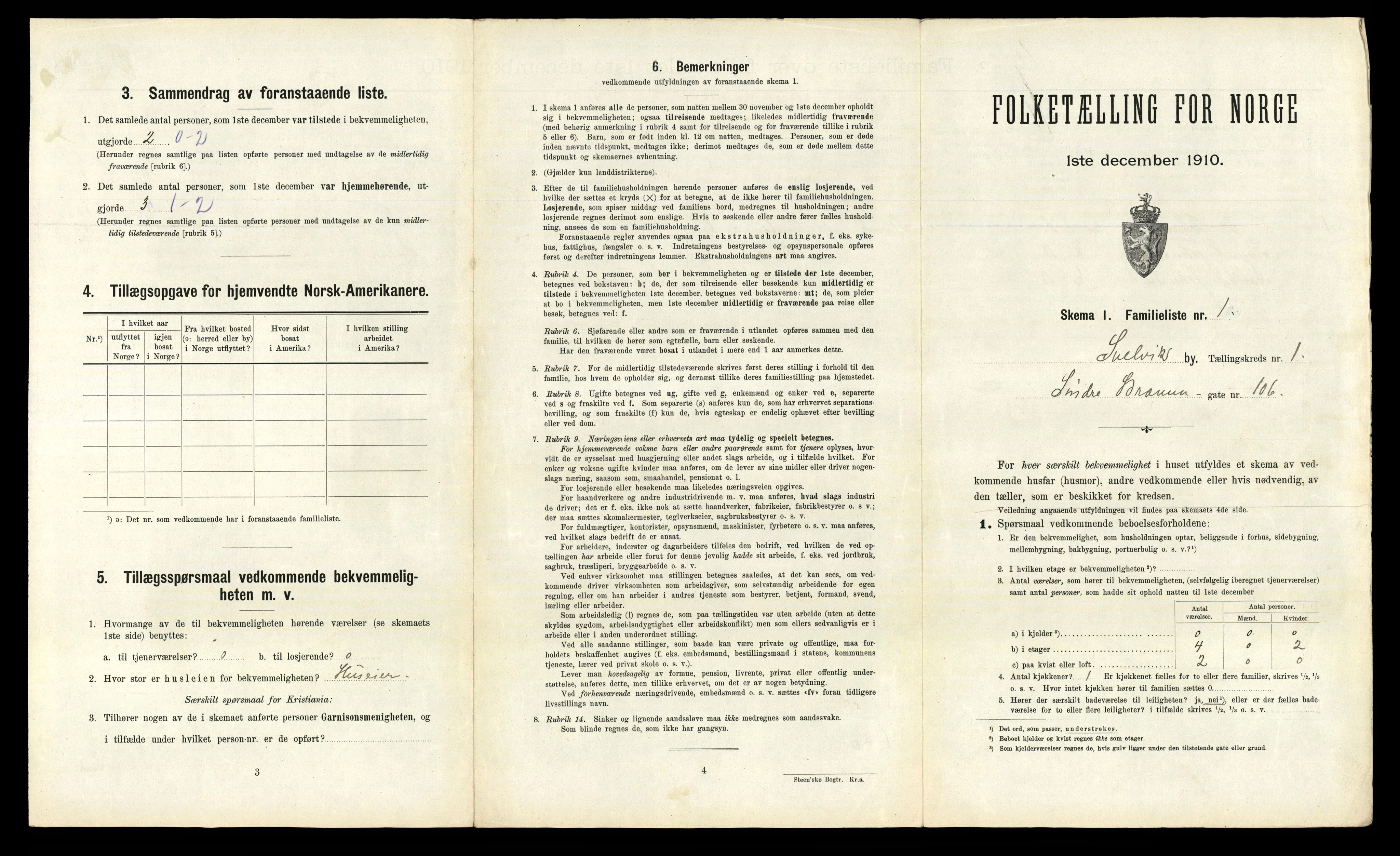 RA, 1910 census for Svelvik, 1910, p. 476