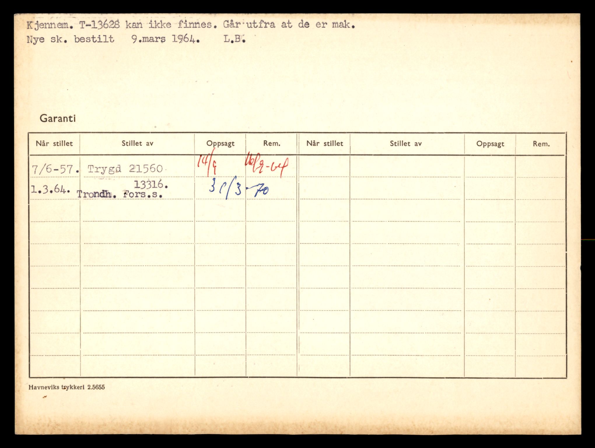 Møre og Romsdal vegkontor - Ålesund trafikkstasjon, AV/SAT-A-4099/F/Fe/L0040: Registreringskort for kjøretøy T 13531 - T 13709, 1927-1998, p. 1722