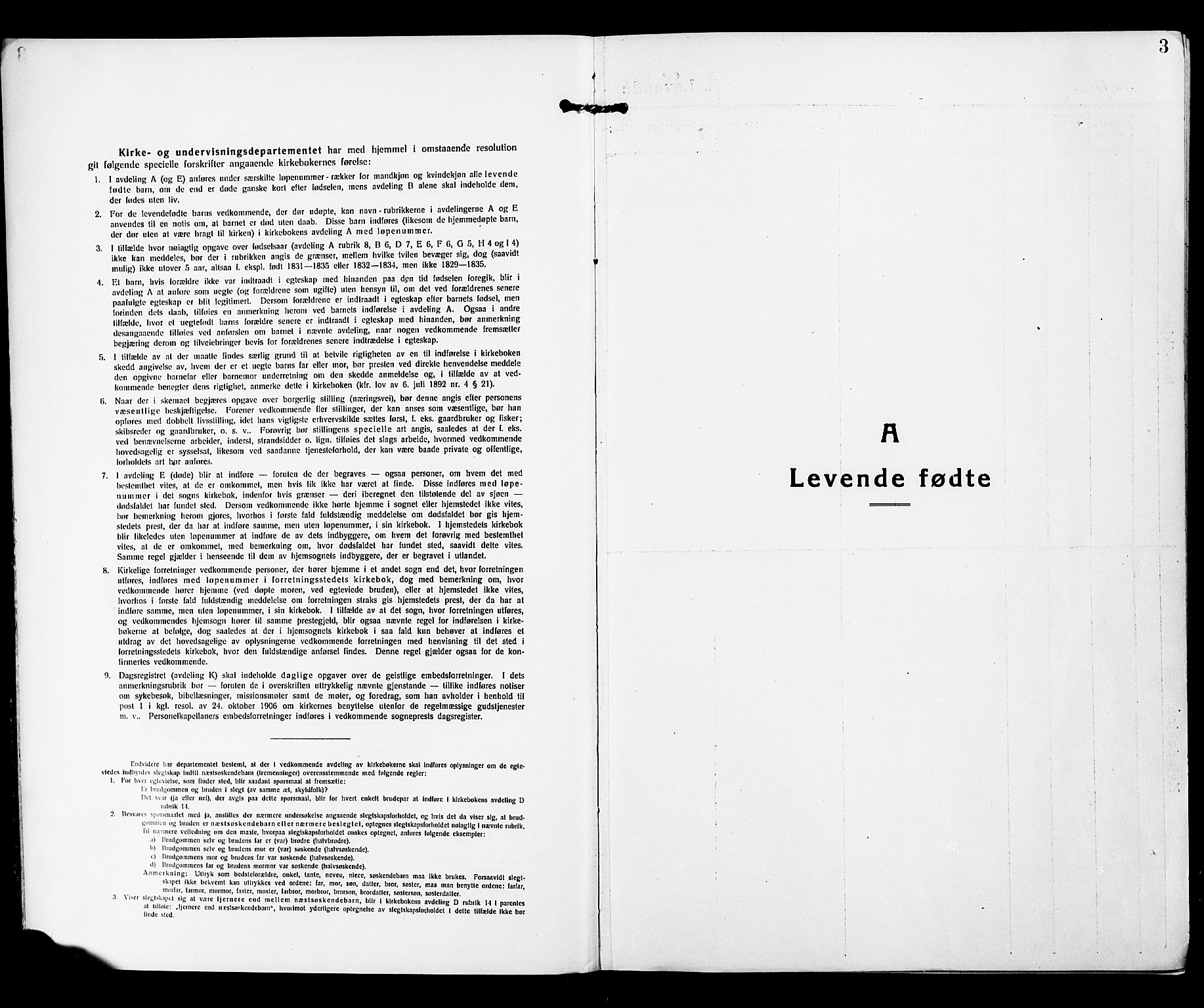 Nannestad prestekontor Kirkebøker, SAO/A-10414a/G/Gb/L0002: Parish register (copy) no. II 2, 1918-1929, p. 3
