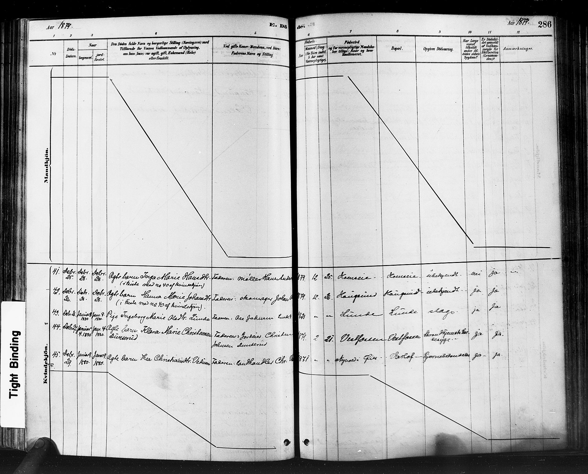 Eiker kirkebøker, AV/SAKO-A-4/F/Fb/L0001: Parish register (official) no. II 1, 1878-1888, p. 286