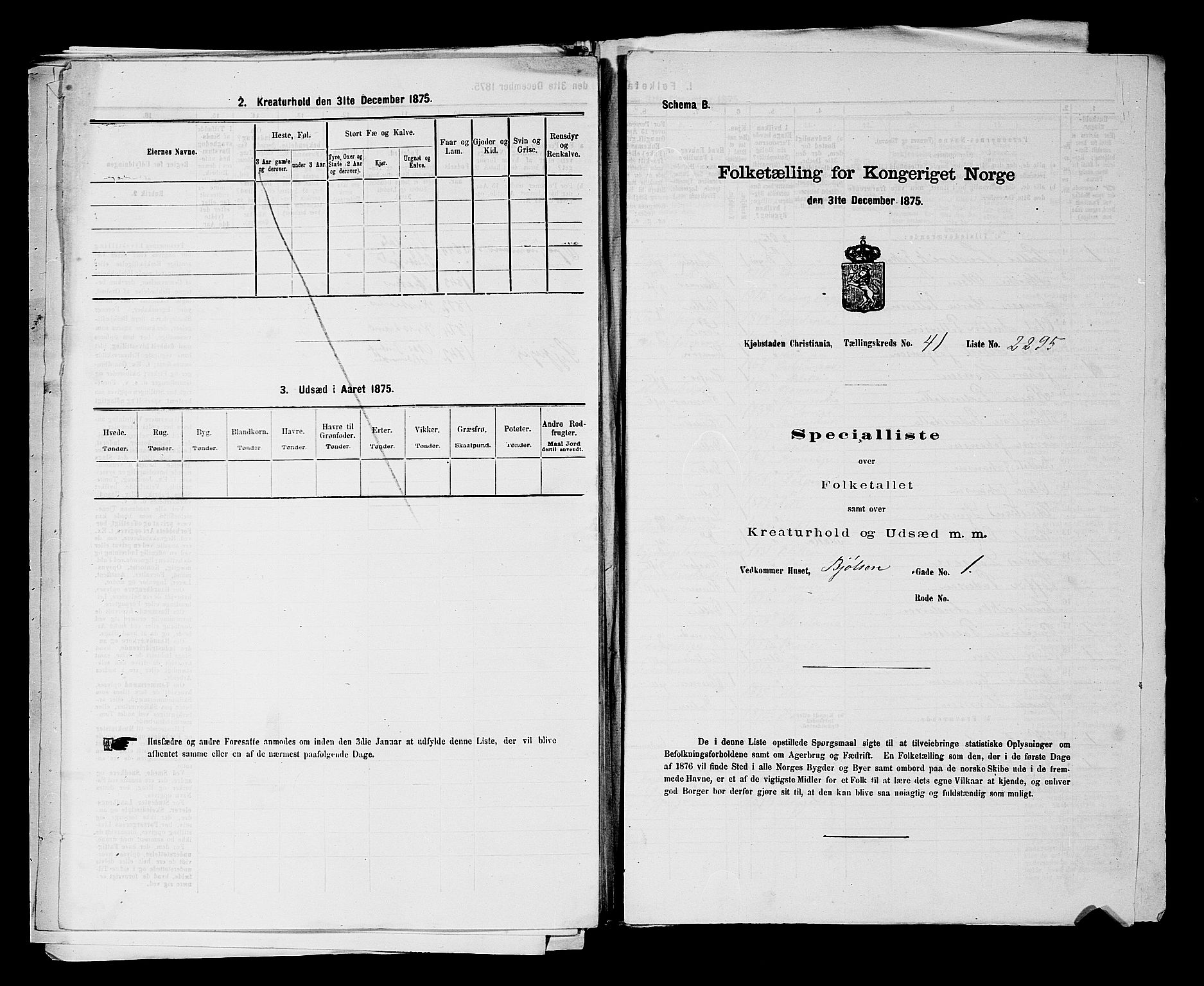 RA, 1875 census for 0301 Kristiania, 1875, p. 6478