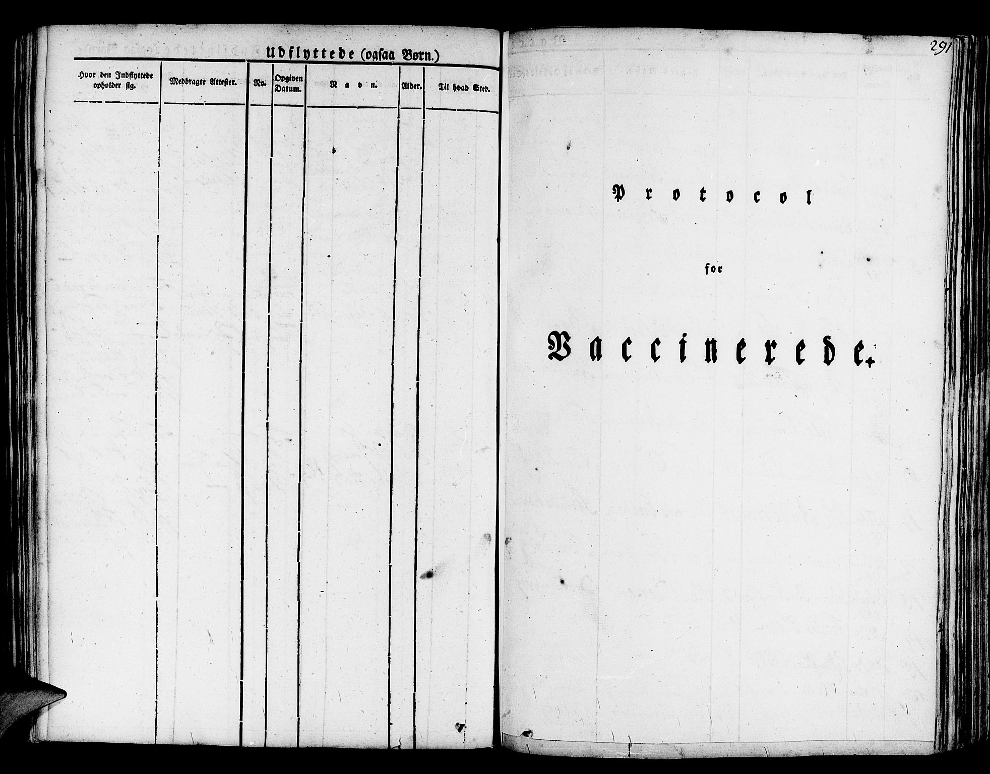 Askøy Sokneprestembete, SAB/A-74101/H/Ha/Haa/Haaa/L0004: Parish register (official) no. A 4, 1825-1845, p. 291