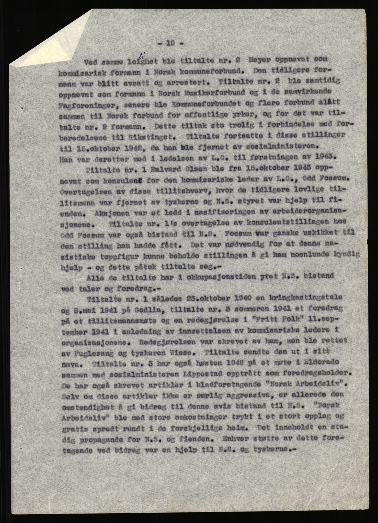 Landssvikarkivet, Oslo politikammer, RA/S-3138-01/D/Da/L1026/0002: Dommer, dnr. 4168 - 4170 / Dnr. 4169, 1945-1948, p. 26