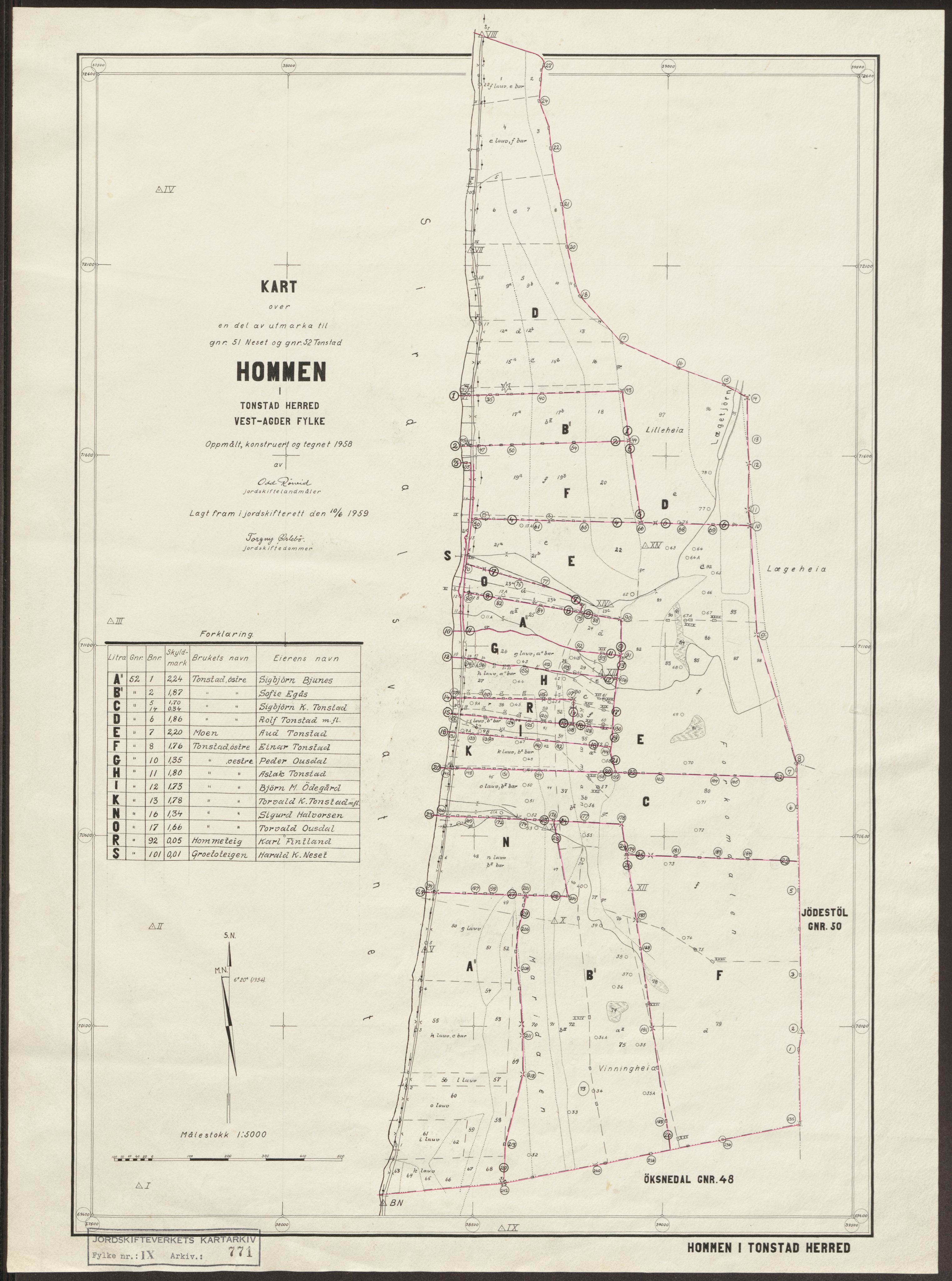 Jordskifteverkets kartarkiv, RA/S-3929/T, 1859-1988, p. 971