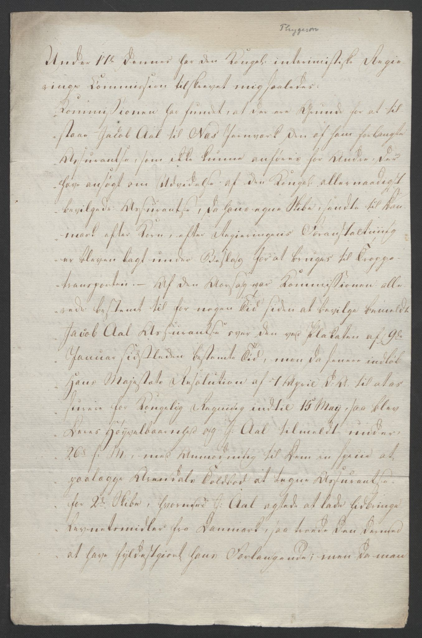 Faye, Andreas, AV/RA-PA-0015/F/Fh/L0026/0001: -- / Smaa-bidrag til Norges historie i det 19de aarhundrede. Særlig brev til J. Aall 1808-1810 og 1815. Endel pakker in folio, p. 104