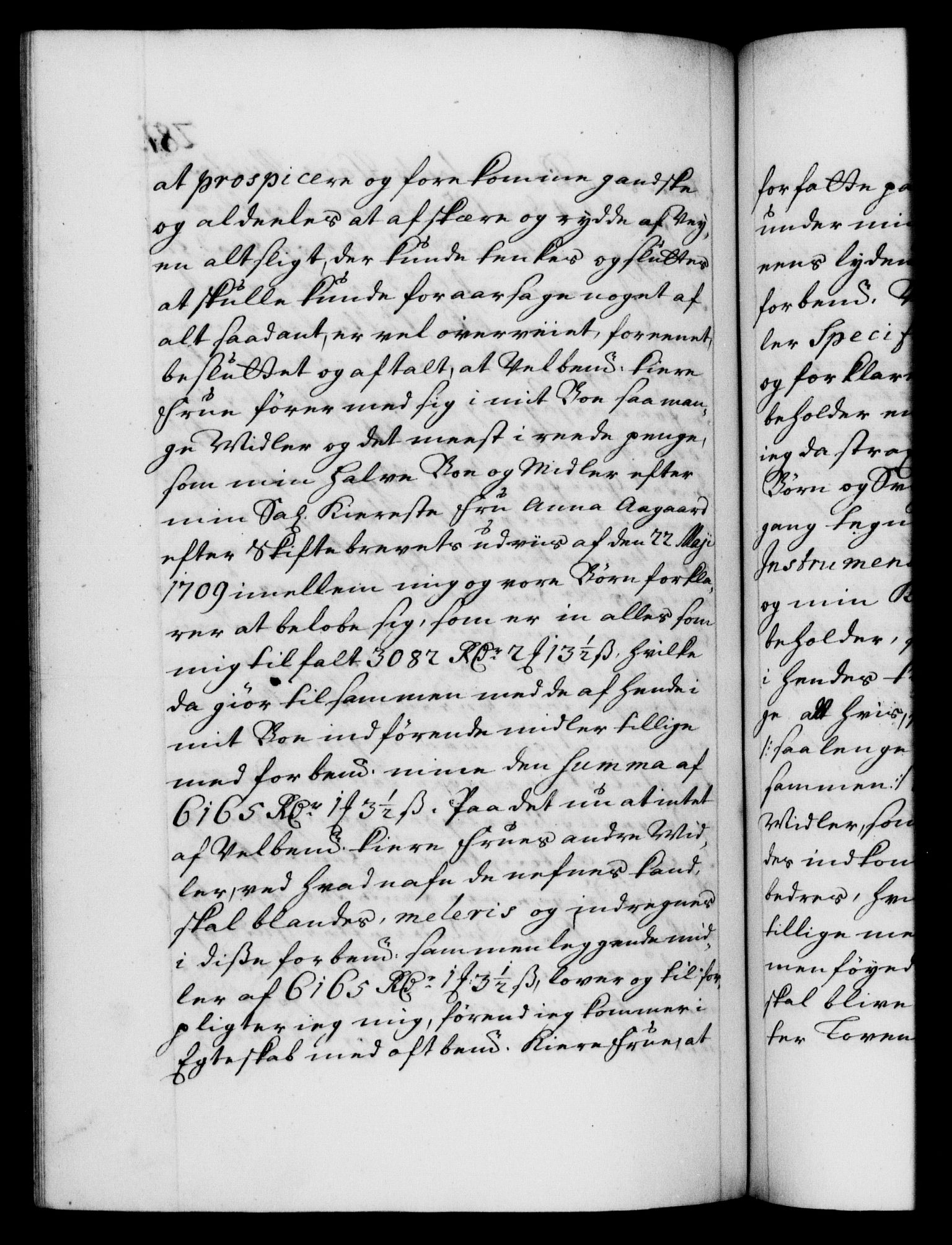 Danske Kanselli 1572-1799, AV/RA-EA-3023/F/Fc/Fca/Fcaa/L0020: Norske registre, 1708-1711, p. 281b