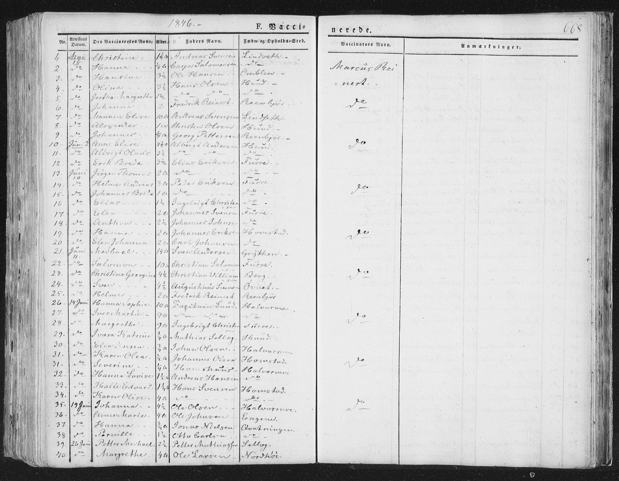 Ministerialprotokoller, klokkerbøker og fødselsregistre - Nord-Trøndelag, SAT/A-1458/764/L0552: Parish register (official) no. 764A07b, 1824-1865, p. 668