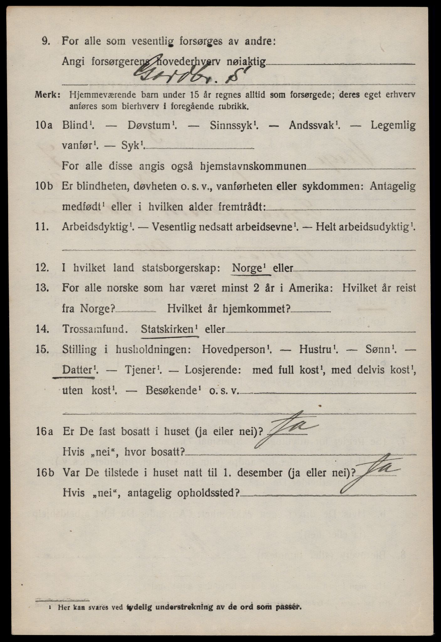 SAKO, 1920 census for Vinje, 1920, p. 1980