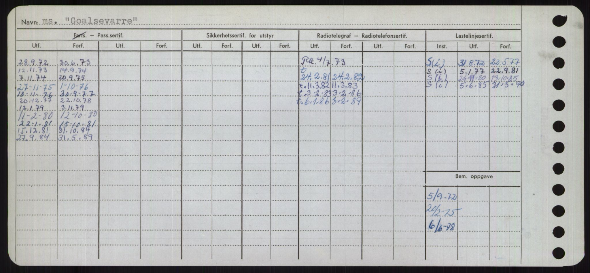 Sjøfartsdirektoratet med forløpere, Skipsmålingen, AV/RA-S-1627/H/Ha/L0002/0002: Fartøy, Eik-Hill / Fartøy, G-Hill, p. 190