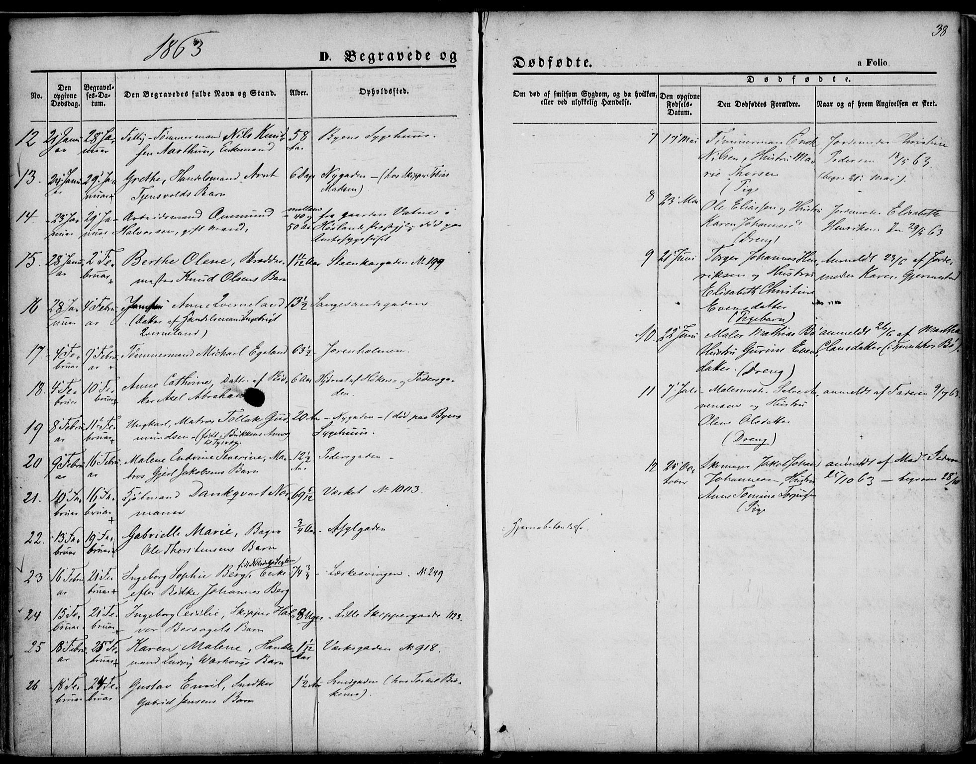 St. Petri sokneprestkontor, AV/SAST-A-101813/001/30/30BA/L0003: Parish register (official) no. A 3, 1861-1872, p. 38