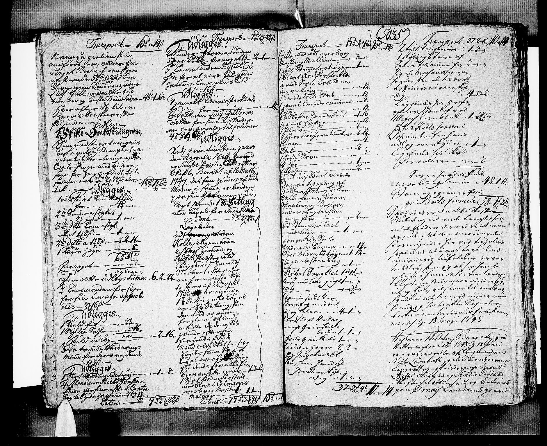 Nedre Telemark sorenskriveri, AV/SAKO-A-135/H/Hb/Hbb/L0007: Skifteprotokoll kopi, 1748-1750, p. 5034b-5035a