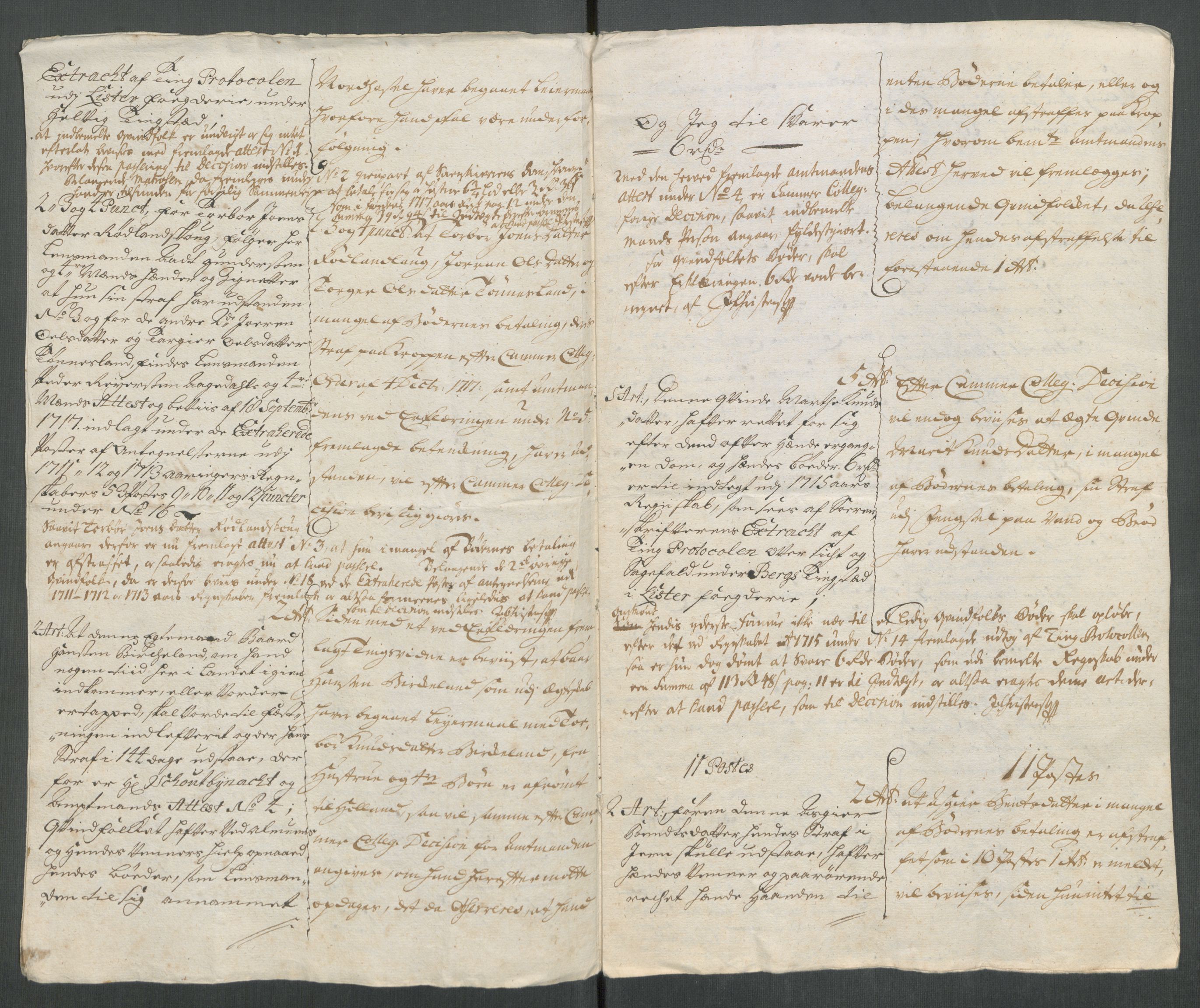 Rentekammeret inntil 1814, Reviderte regnskaper, Fogderegnskap, AV/RA-EA-4092/R43/L2559: Fogderegnskap Lista og Mandal, 1715, p. 413