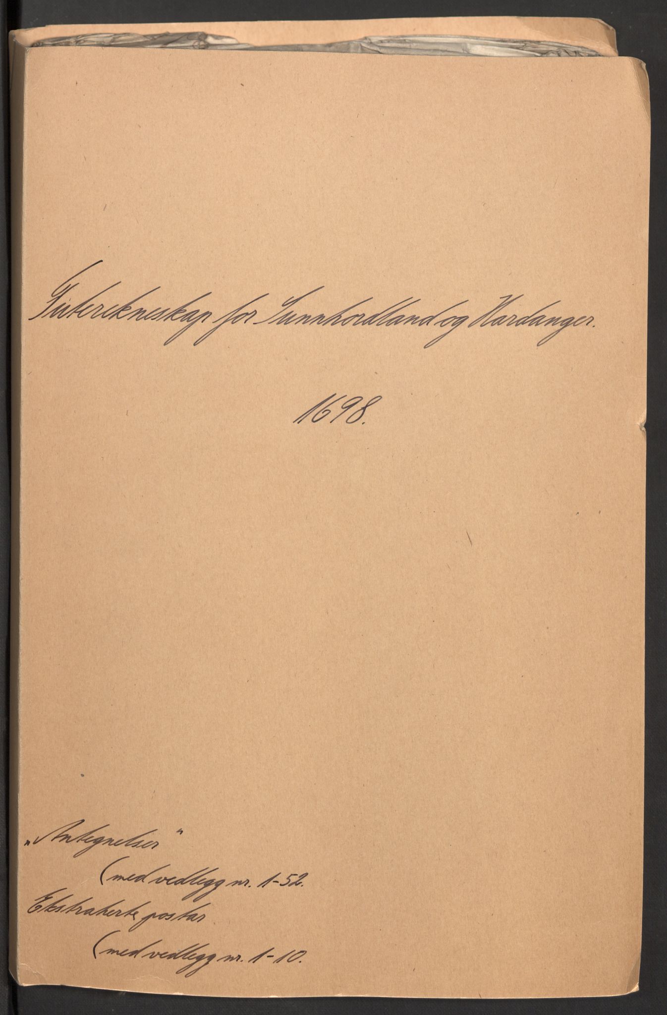 Rentekammeret inntil 1814, Reviderte regnskaper, Fogderegnskap, RA/EA-4092/R48/L2977: Fogderegnskap Sunnhordland og Hardanger, 1697-1698, p. 466
