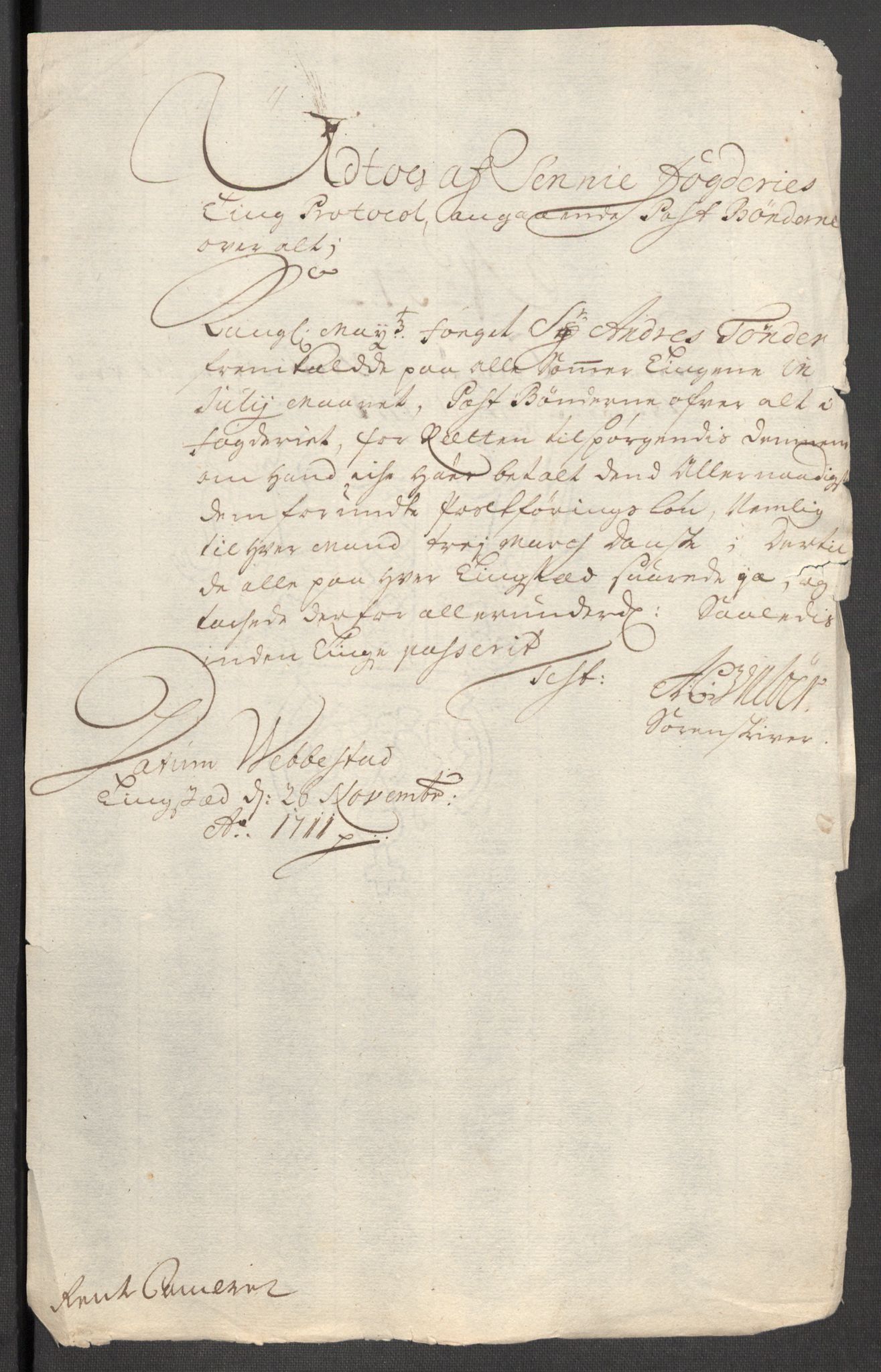 Rentekammeret inntil 1814, Reviderte regnskaper, Fogderegnskap, RA/EA-4092/R68/L4758: Fogderegnskap Senja og Troms, 1711-1712, p. 290