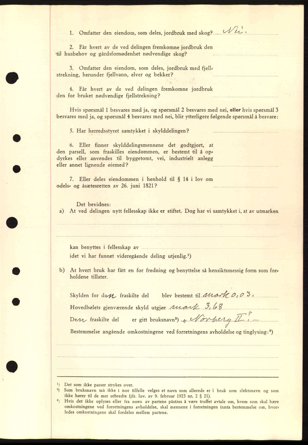 Nordre Sunnmøre sorenskriveri, AV/SAT-A-0006/1/2/2C/2Ca: Mortgage book no. A10, 1940-1941, Diary no: : 676/1941