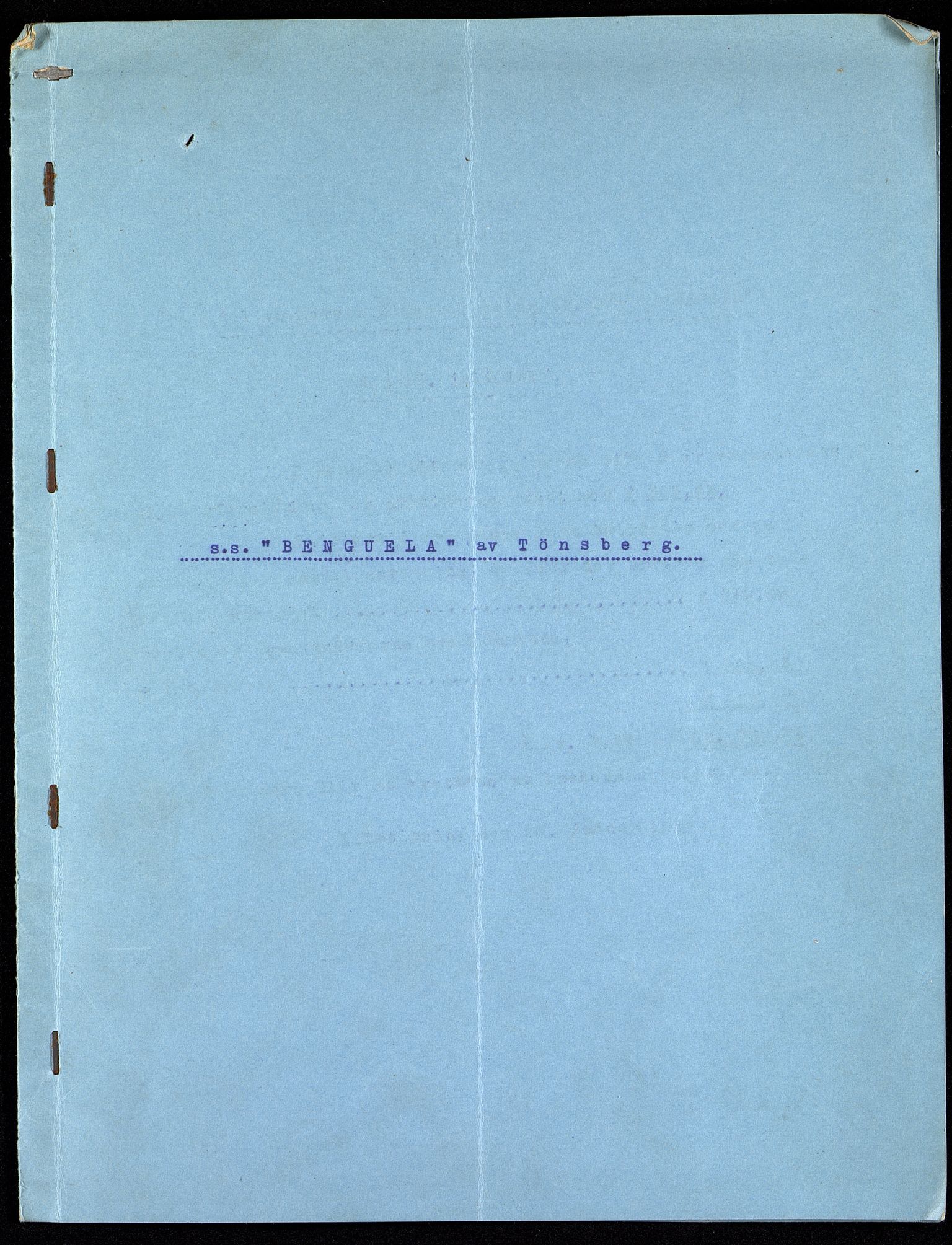 Pa 508 - AS Hektor, VEMU/A-1582/R/Re/L0006: Bilag, 1916-1919