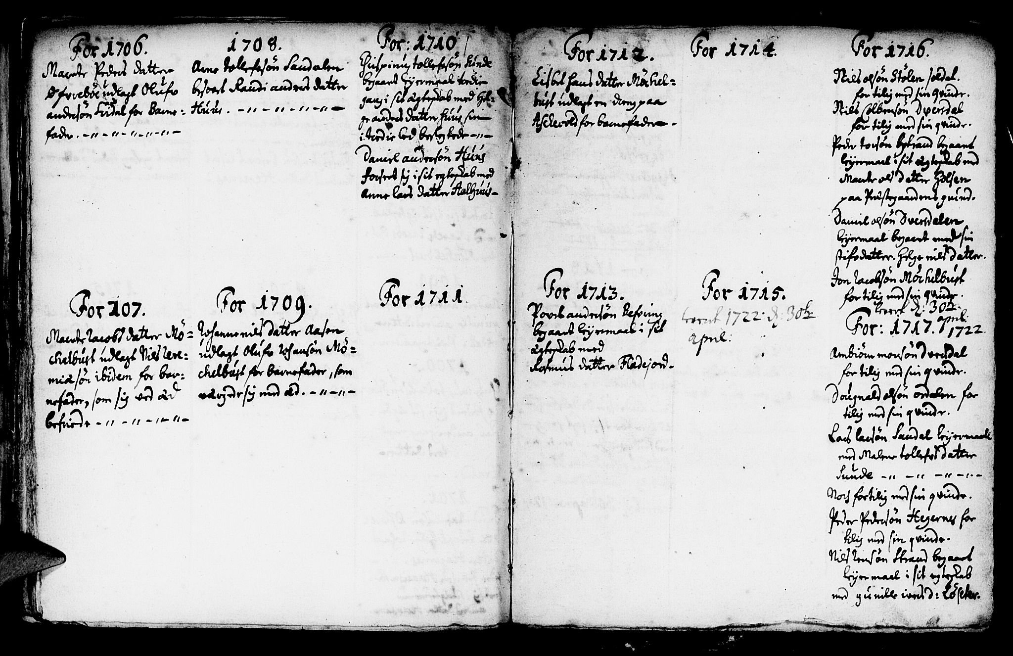 Jølster sokneprestembete, SAB/A-80701/H/Haa/Haaa/L0001: Parish register (official) no. A 1, 1696-1728