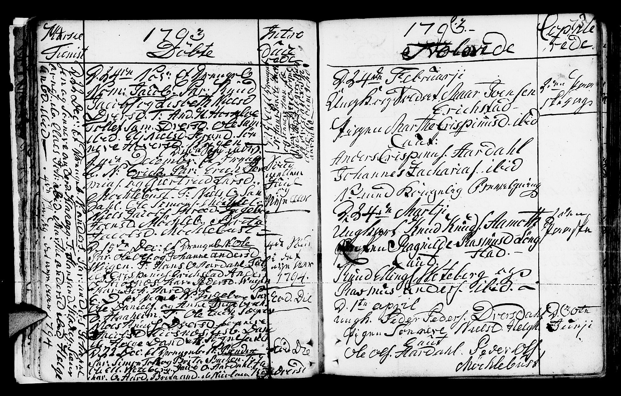 Jølster sokneprestembete, AV/SAB-A-80701/H/Haa/Haaa/L0006: Parish register (official) no. A 6, 1790-1821, p. 74-75