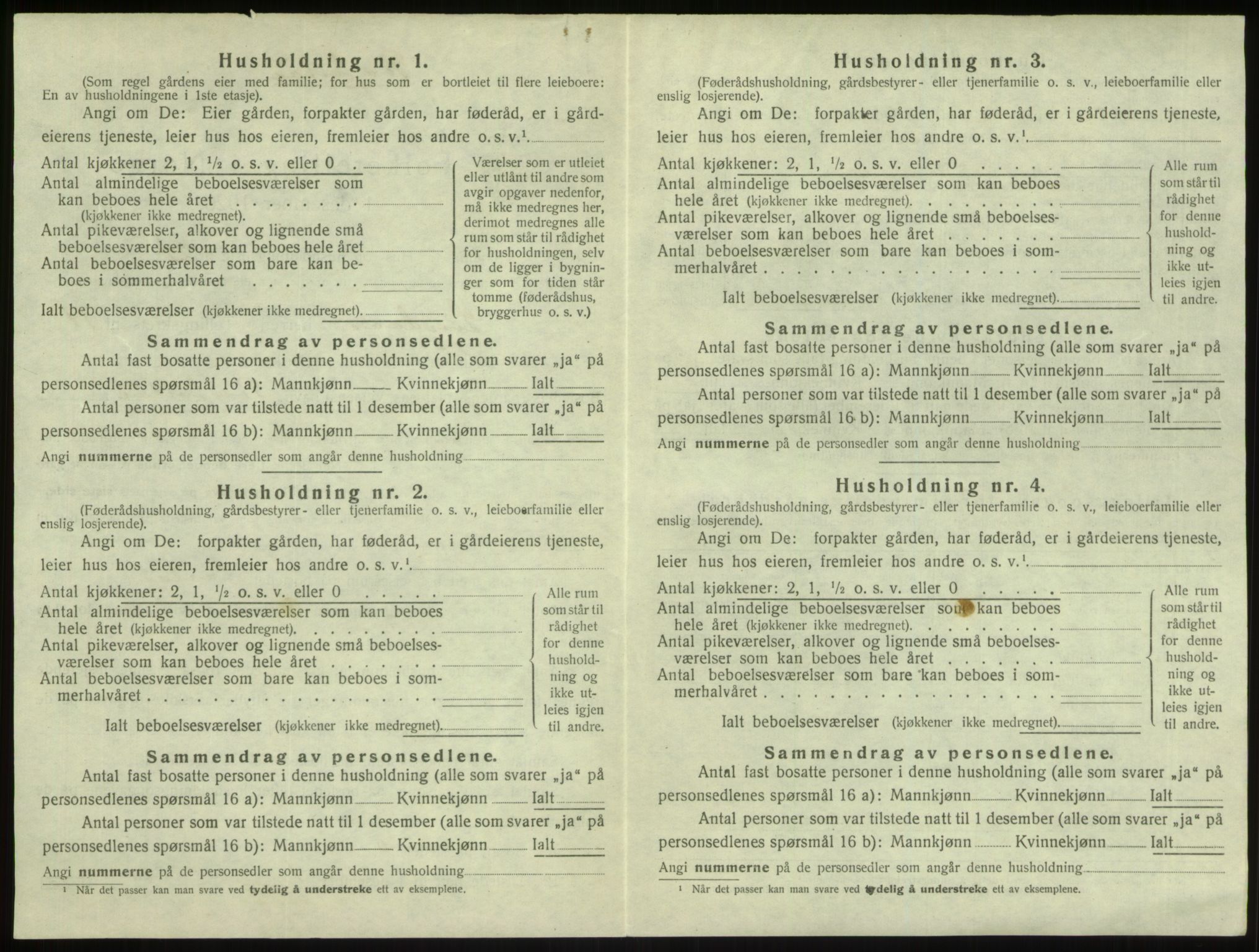 SAB, 1920 census for Lindås, 1920, p. 995