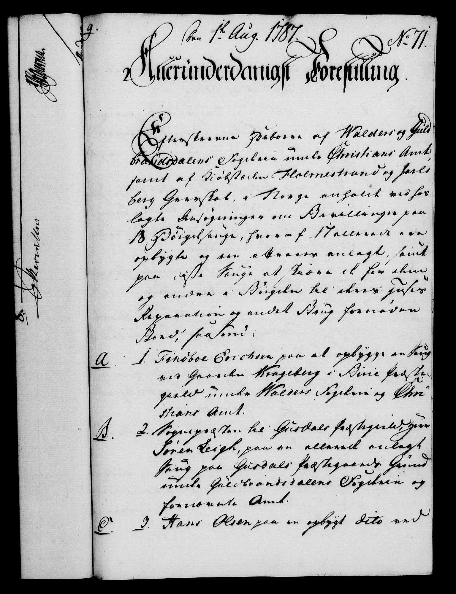 Rentekammeret, Kammerkanselliet, RA/EA-3111/G/Gf/Gfa/L0069: Norsk relasjons- og resolusjonsprotokoll (merket RK 52.69), 1787, p. 874