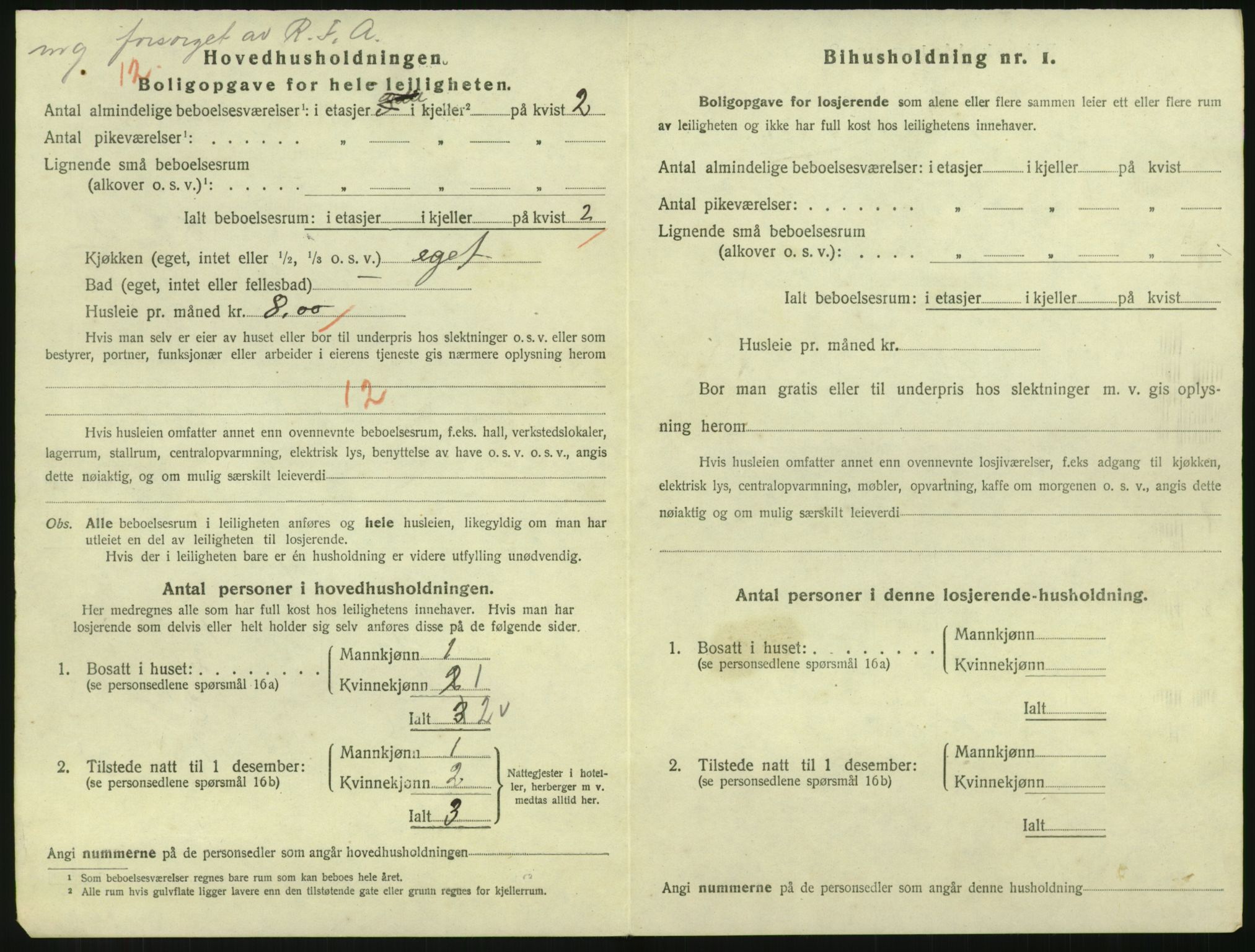 SAK, 1920 census for Grimstad, 1920, p. 1204