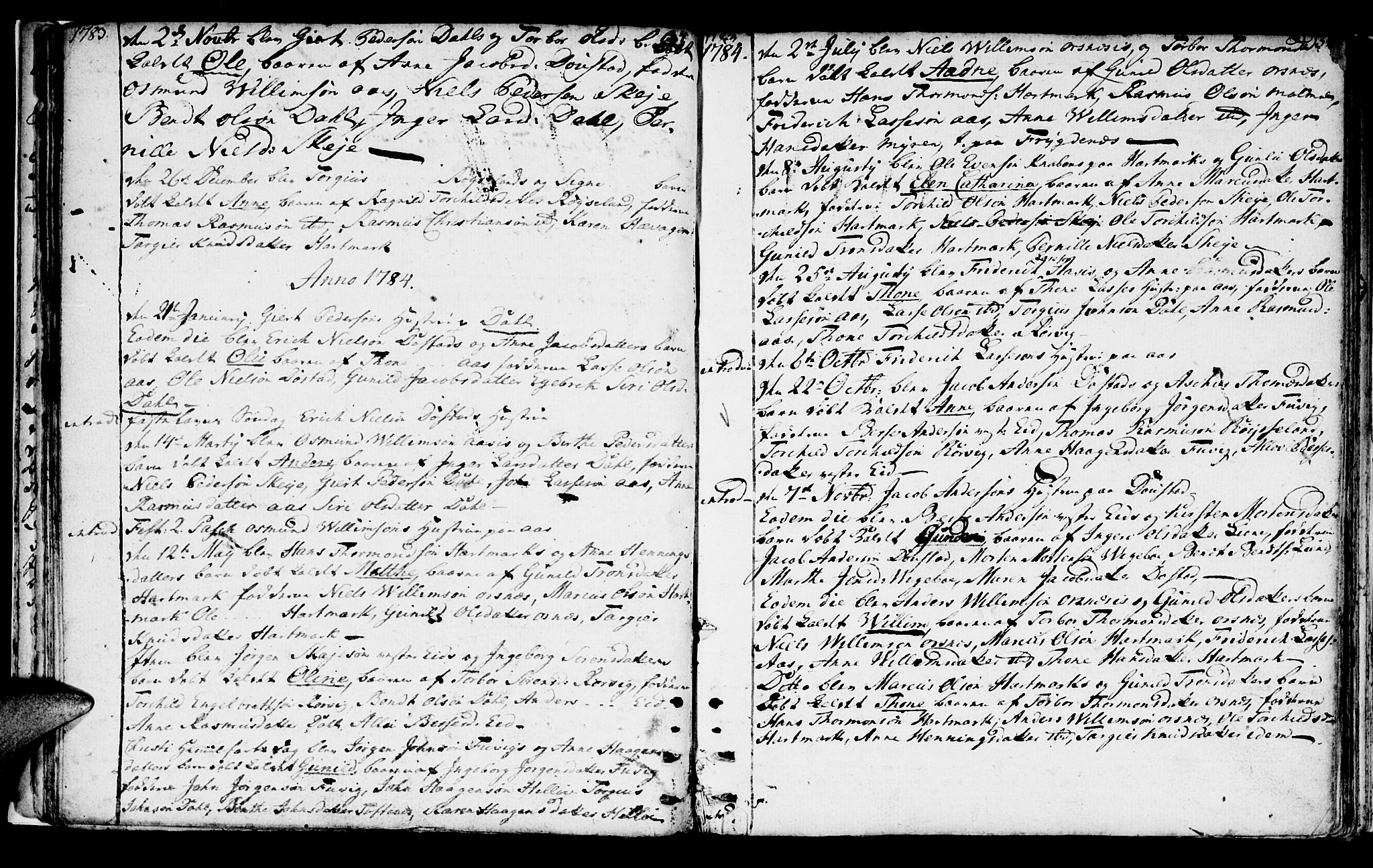 Mandal sokneprestkontor, SAK/1111-0030/F/Fa/Fab/L0002: Parish register (official) no. A 2, 1753-1801, p. 34-35