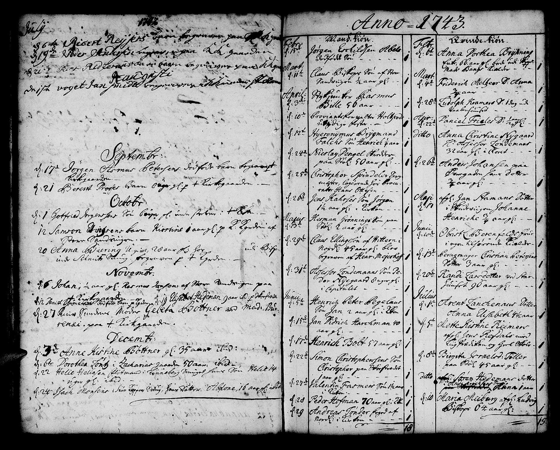 Korskirken sokneprestembete, SAB/A-76101/H/Haa/L0011: Parish register (official) no. A 11, 1731-1785, p. 183
