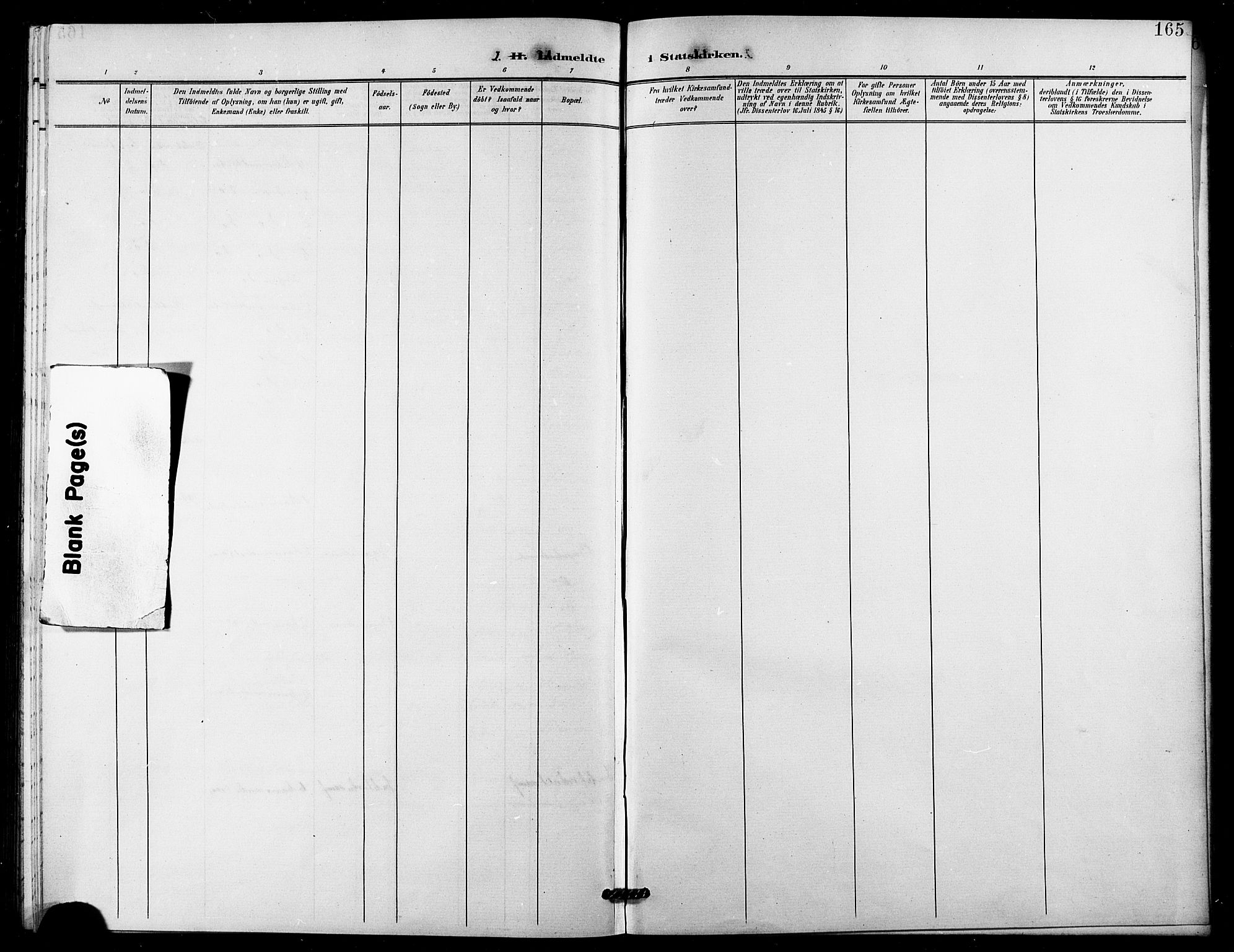Lenvik sokneprestembete, SATØ/S-1310/H/Ha/Hab/L0022klokker: Parish register (copy) no. 22, 1901-1918, p. 165