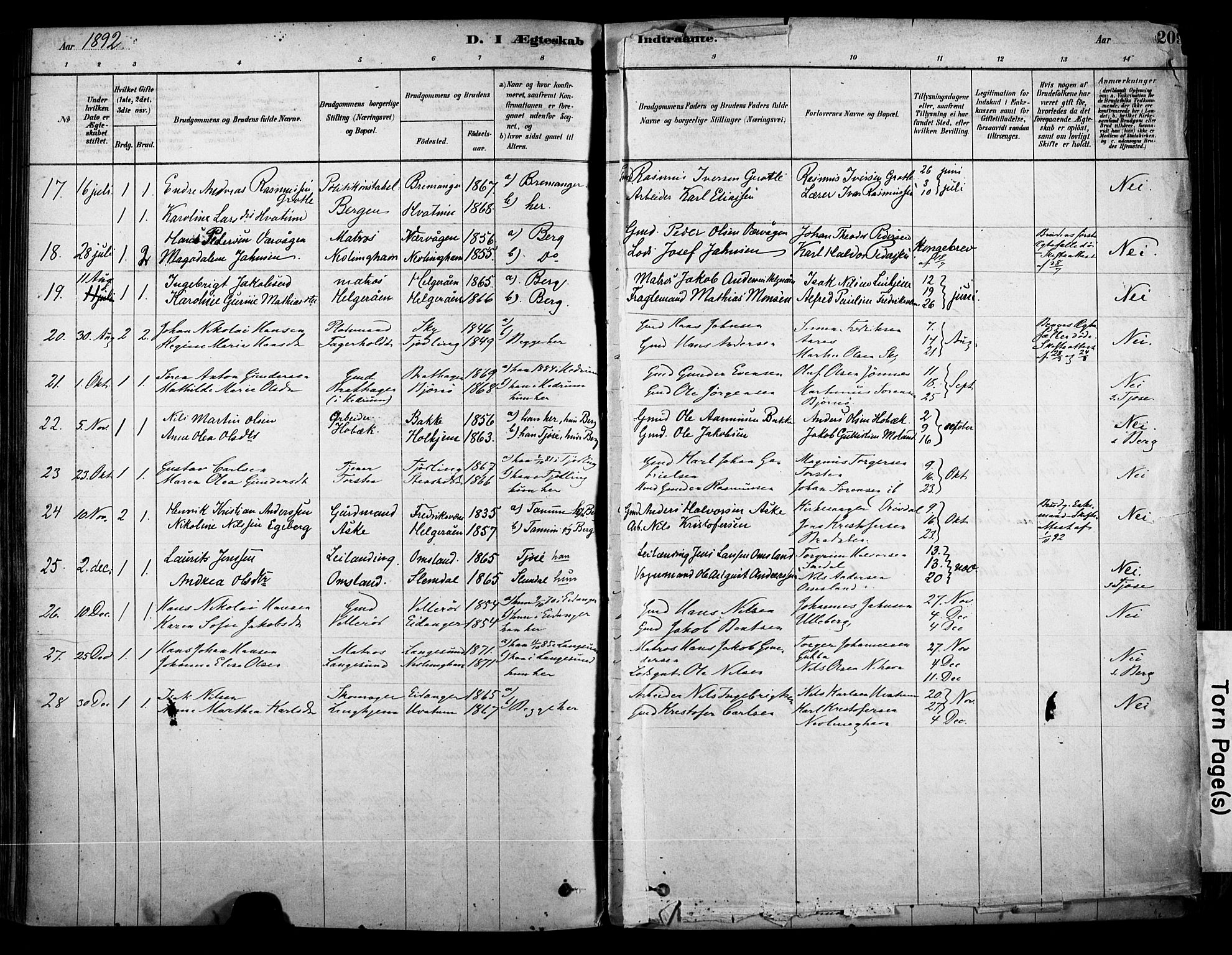 Brunlanes kirkebøker, AV/SAKO-A-342/F/Fc/L0001: Parish register (official) no. III 1, 1878-1899, p. 209