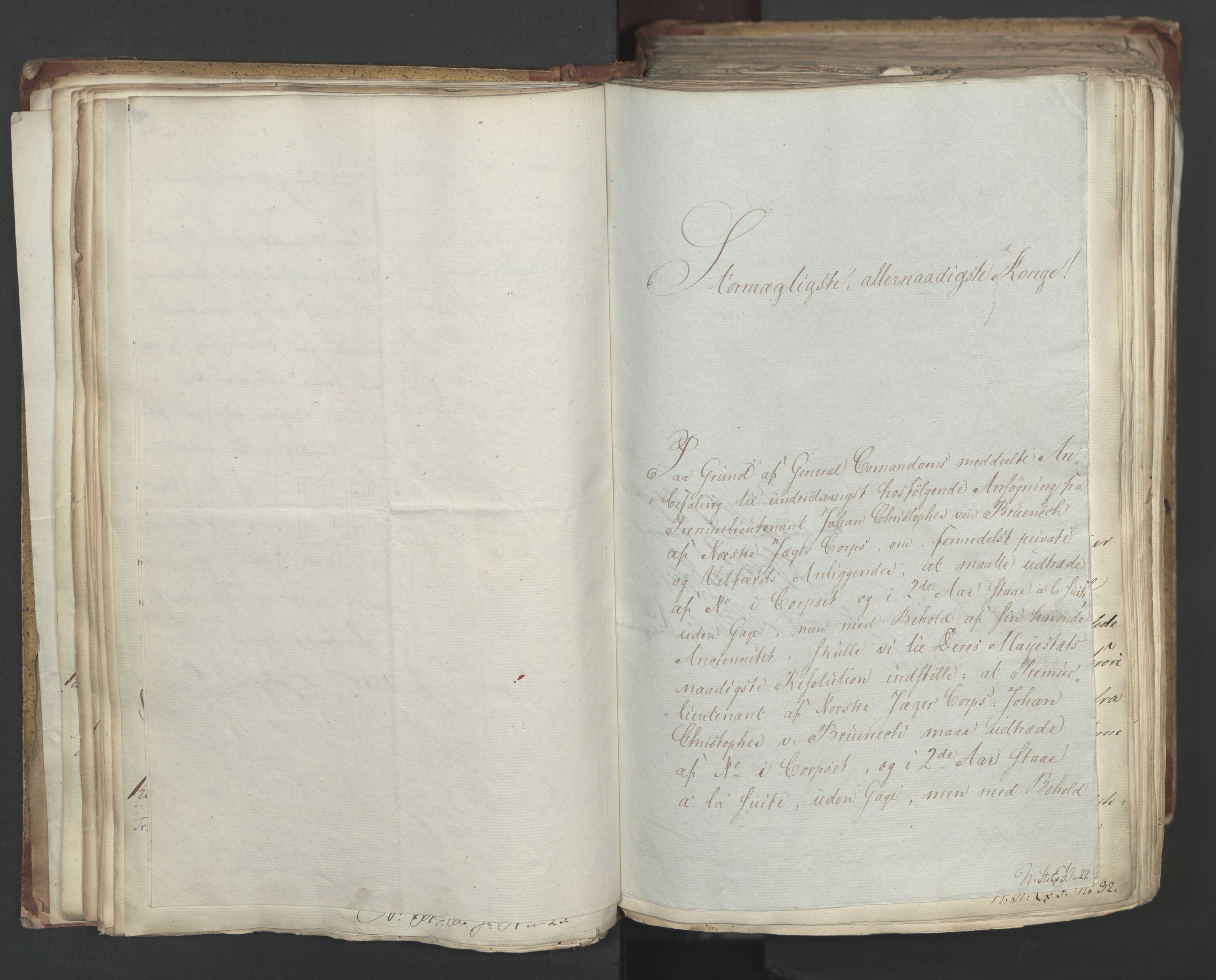 Statsrådsavdelingen i Stockholm, AV/RA-S-1003/D/Da/L0001: Regjeringsinnstillinger nr. 1-262, 1814-1815, p. 56