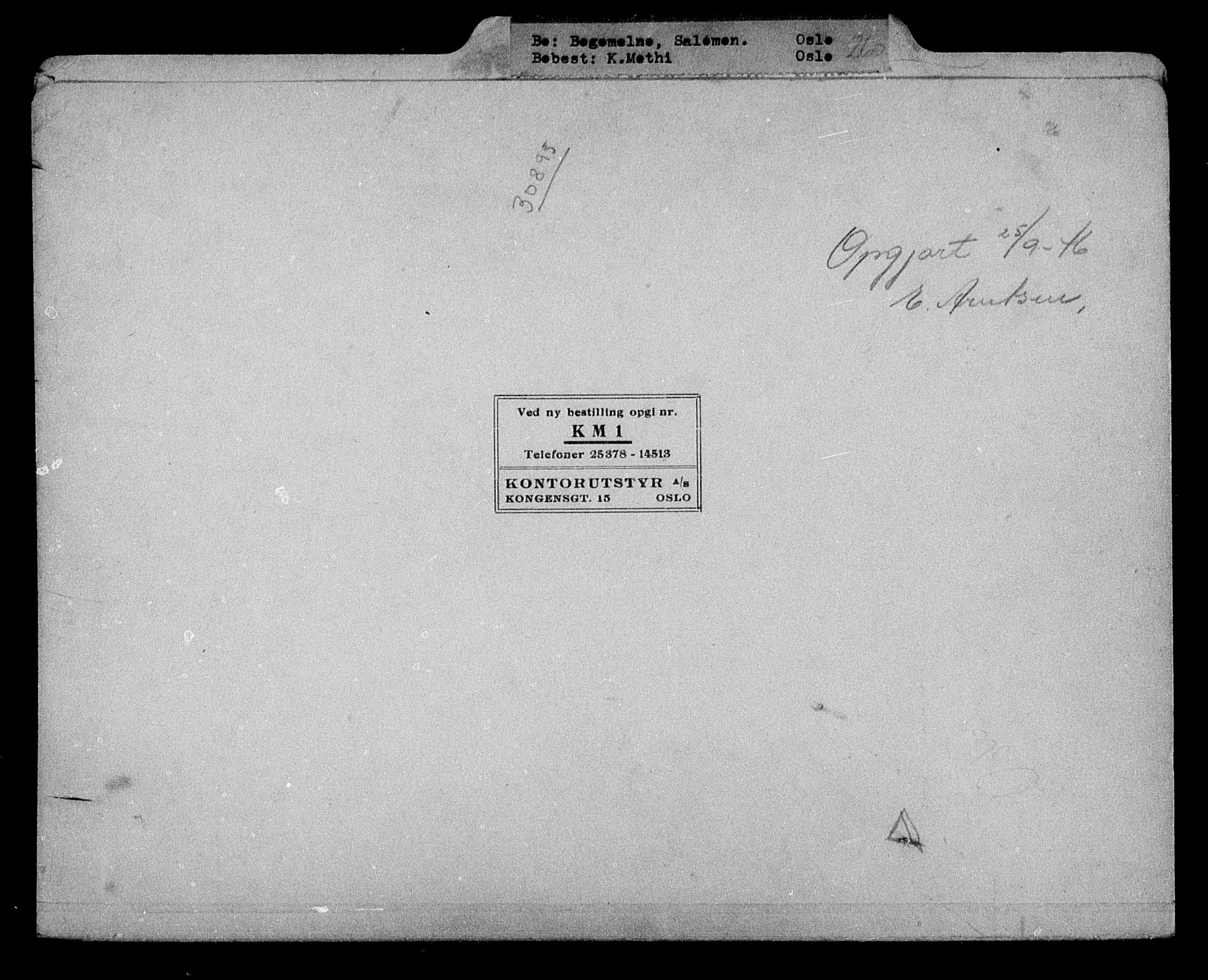 Justisdepartementet, Tilbakeføringskontoret for inndratte formuer, AV/RA-S-1564/H/Hc/Hcc/L0927: --, 1945-1947, p. 348