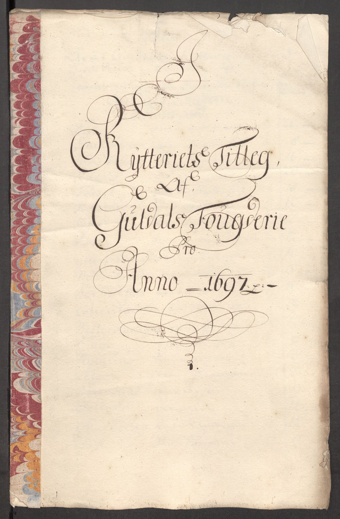 Rentekammeret inntil 1814, Reviderte regnskaper, Fogderegnskap, AV/RA-EA-4092/R60/L3947: Fogderegnskap Orkdal og Gauldal, 1697, p. 426