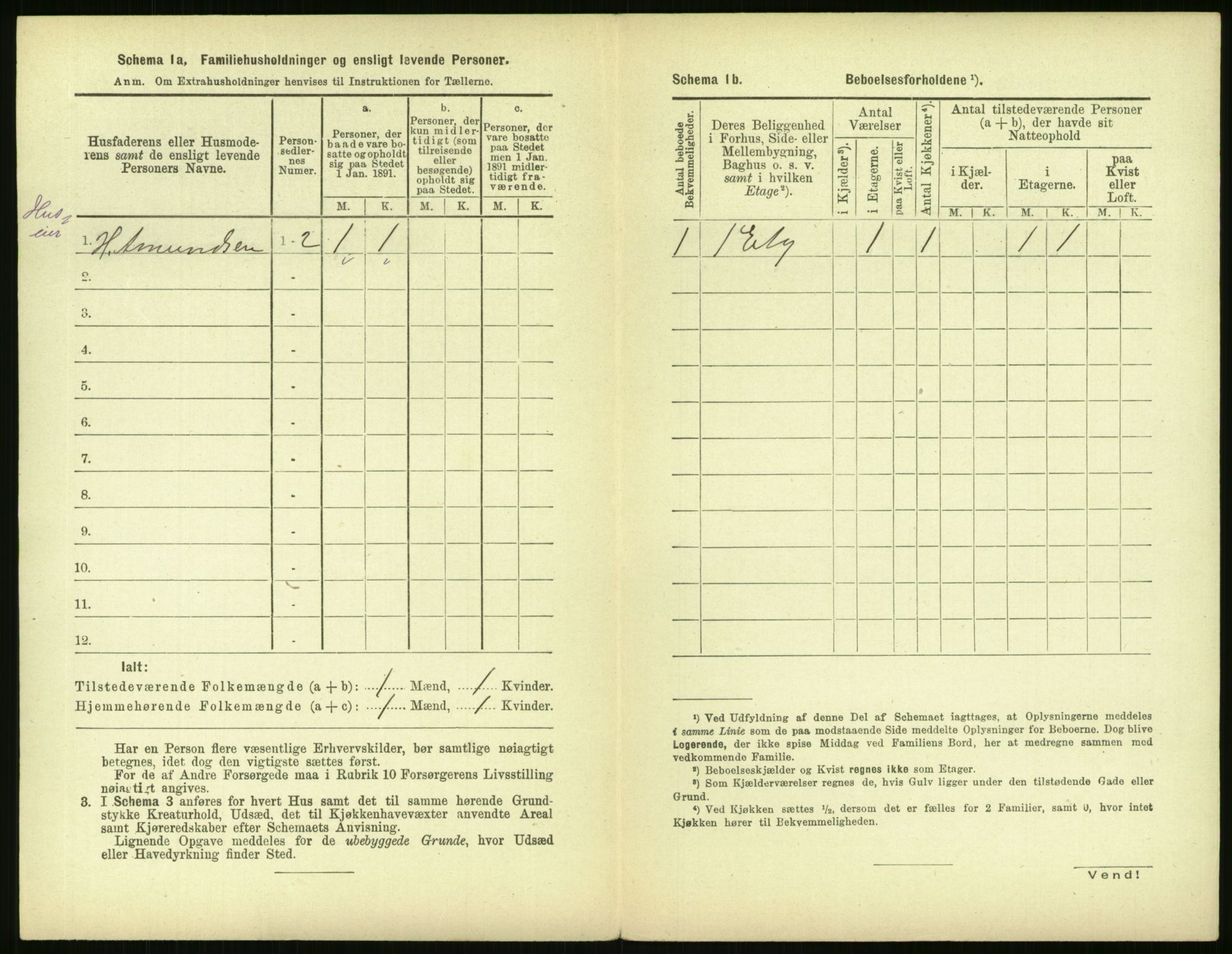 RA, 1891 census for 0301 Kristiania, 1891, p. 164062