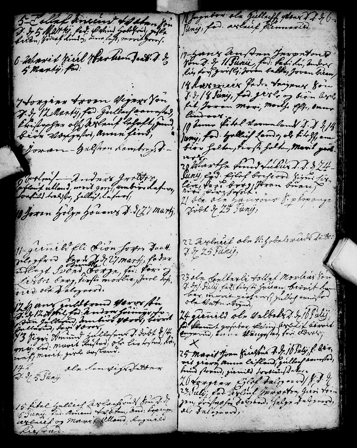 Flesberg kirkebøker, AV/SAKO-A-18/F/Fa/L0001: Parish register (official) no. I 1, 1688-1725