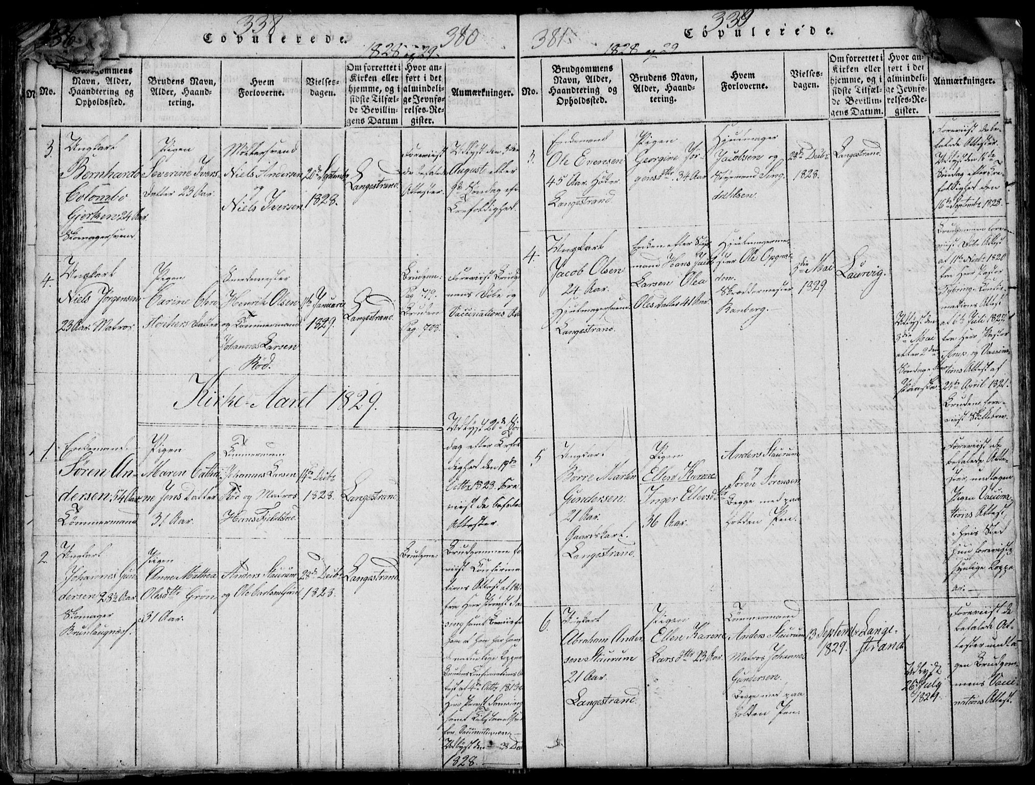 Larvik kirkebøker, AV/SAKO-A-352/F/Fb/L0002: Parish register (official) no. II 2, 1818-1842, p. 338-339