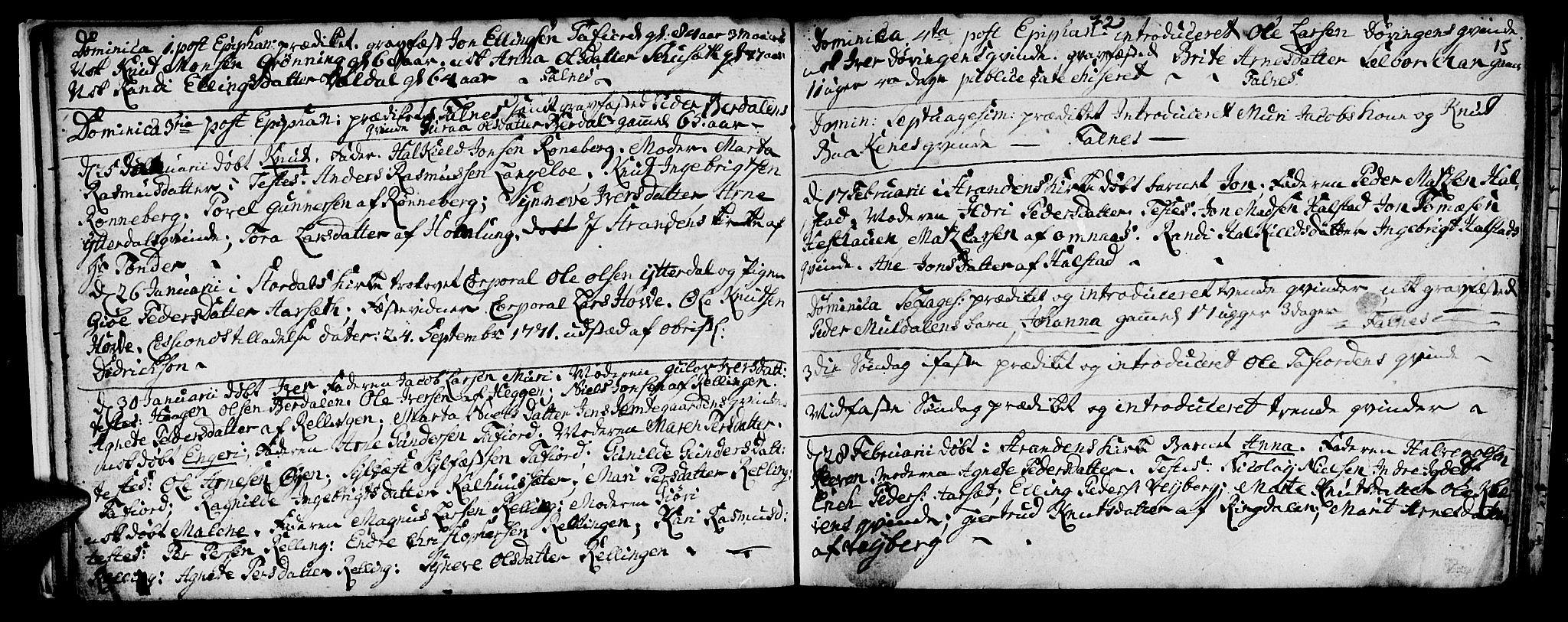 Ministerialprotokoller, klokkerbøker og fødselsregistre - Møre og Romsdal, AV/SAT-A-1454/519/L0244: Parish register (official) no. 519A03, 1769-1773, p. 15