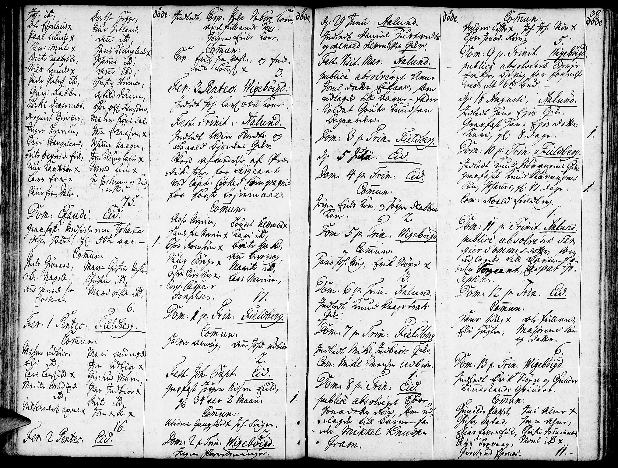 Fjelberg sokneprestembete, AV/SAB-A-75201/H/Haa: Parish register (official) no. A 1, 1739-1759, p. 39