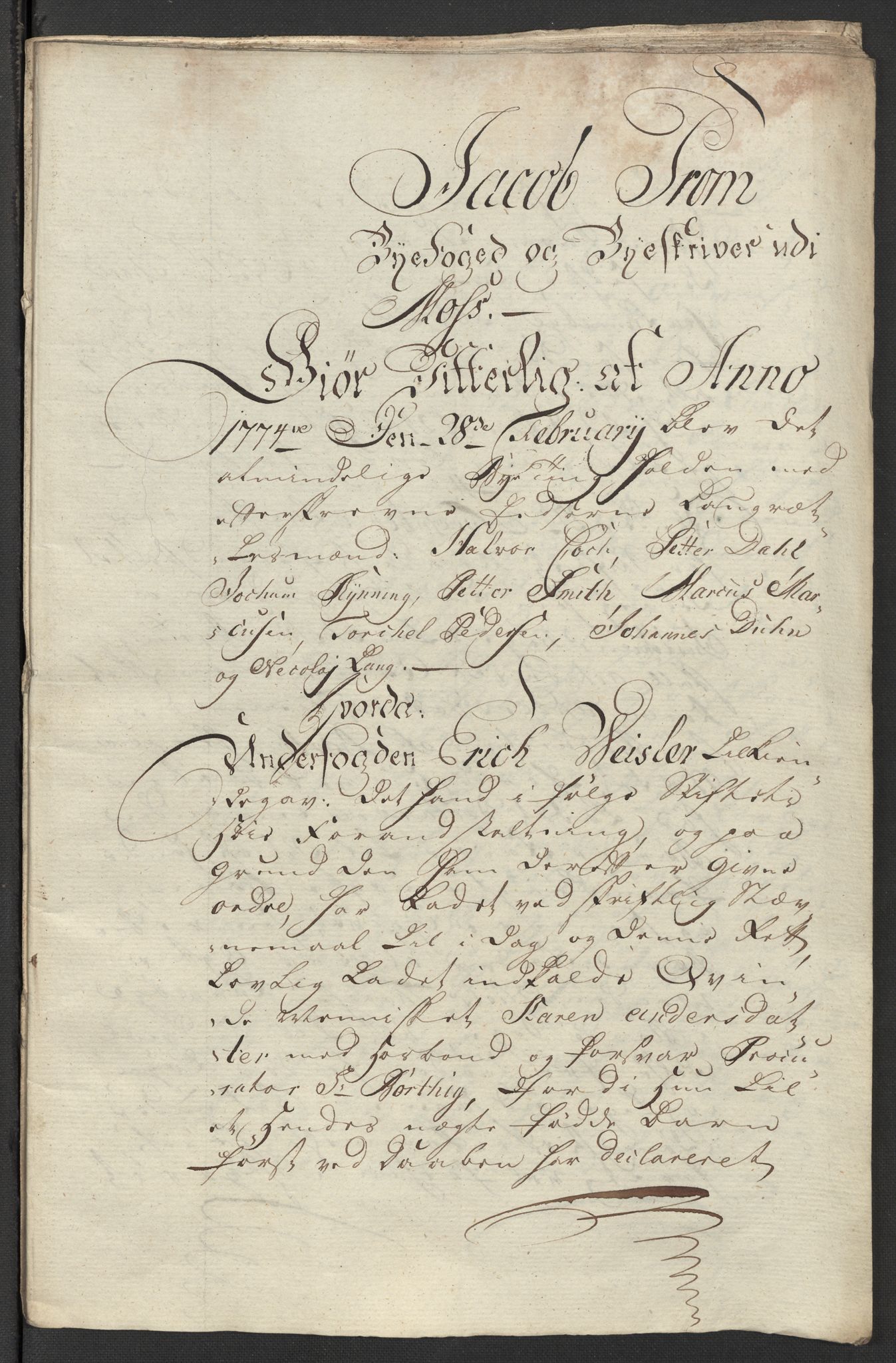 Kristiania stiftamt, SAO/A-10386/G/Gm/L0011: Domsakter og forhør, 1776, p. 555