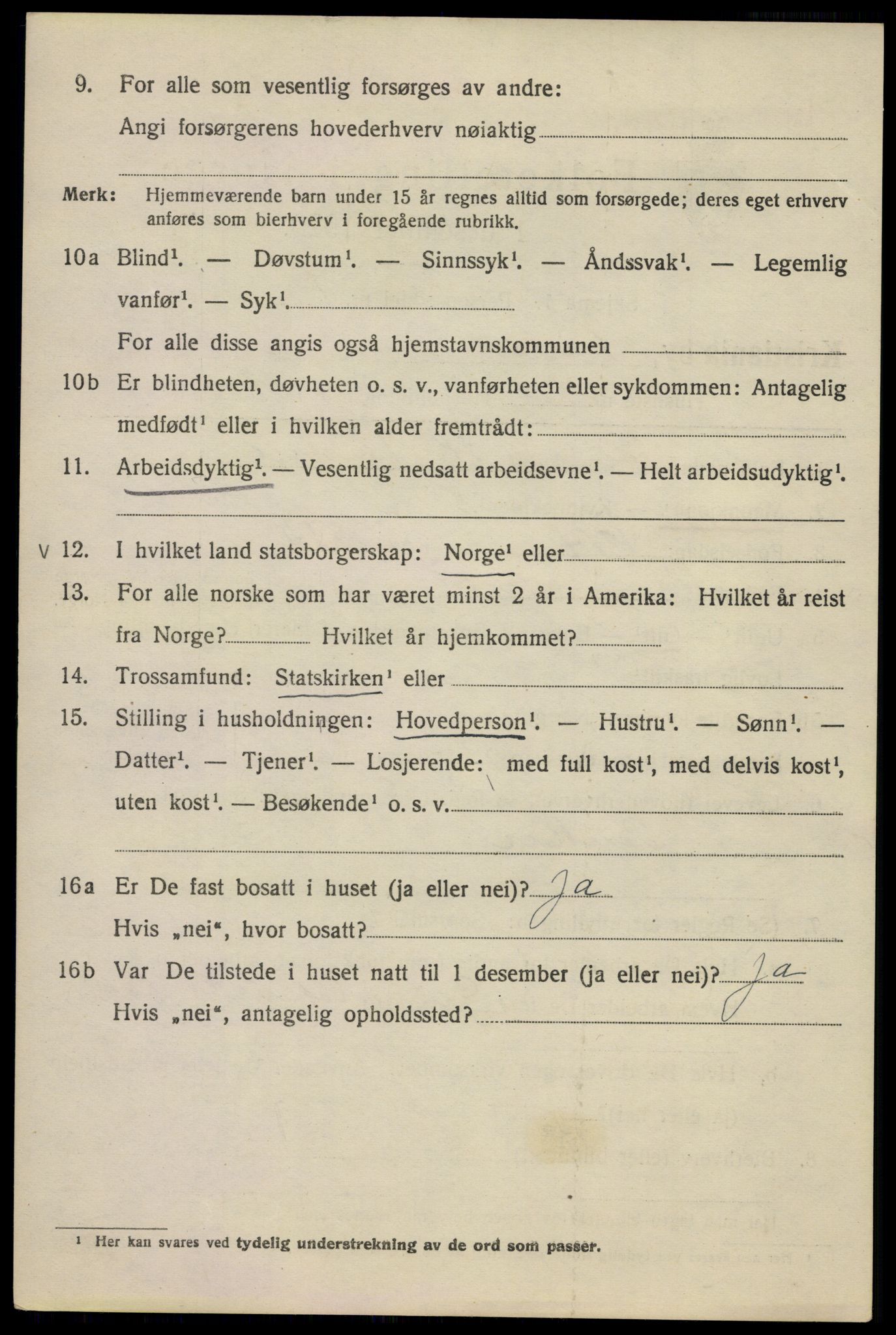 SAO, 1920 census for Kristiania, 1920, p. 197196