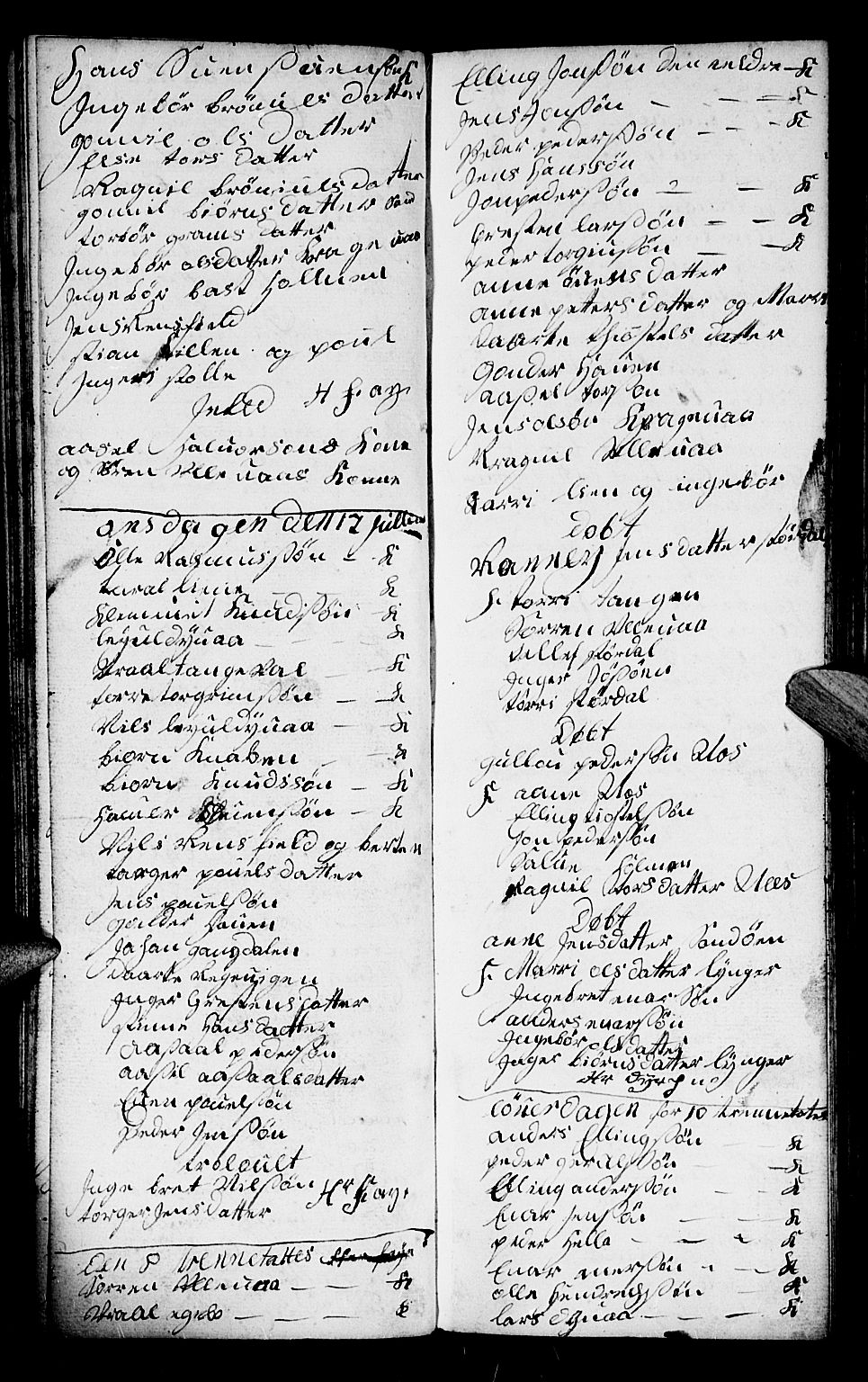 Dypvåg sokneprestkontor, SAK/1111-0007/F/Fb/Fba/L0005: Parish register (copy) no. B 5, 1732-1746, p. 123