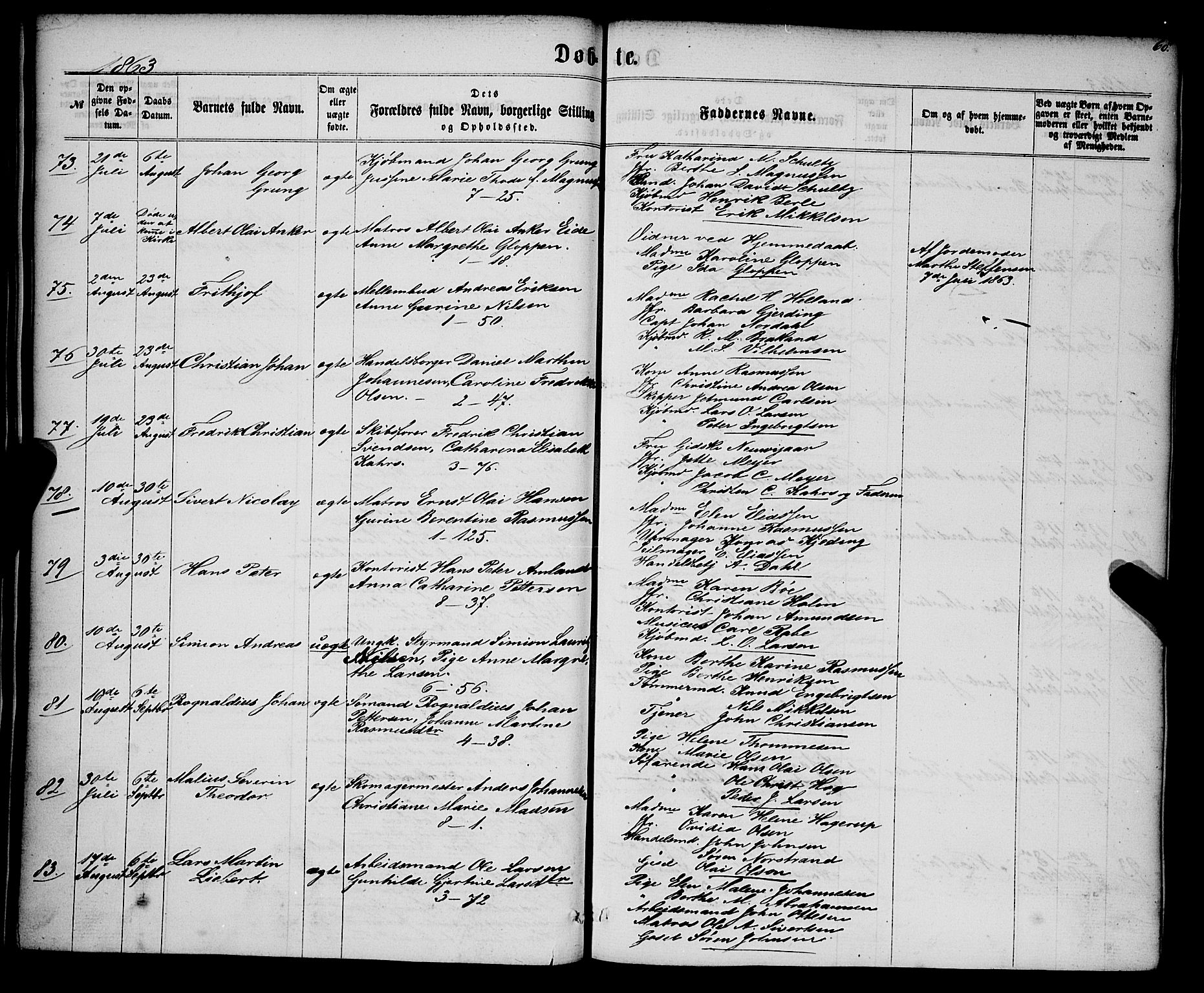 Nykirken Sokneprestembete, AV/SAB-A-77101/H/Haa/L0015: Parish register (official) no. B 2, 1858-1869, p. 68