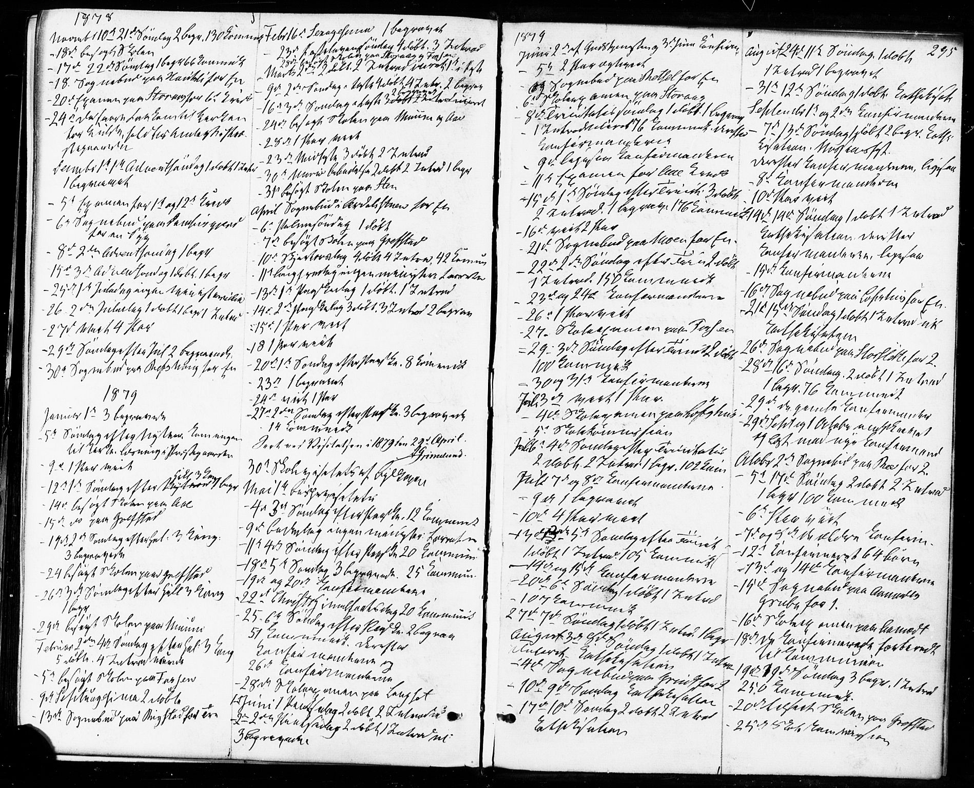 Ministerialprotokoller, klokkerbøker og fødselsregistre - Sør-Trøndelag, SAT/A-1456/672/L0856: Parish register (official) no. 672A08, 1861-1881, p. 295