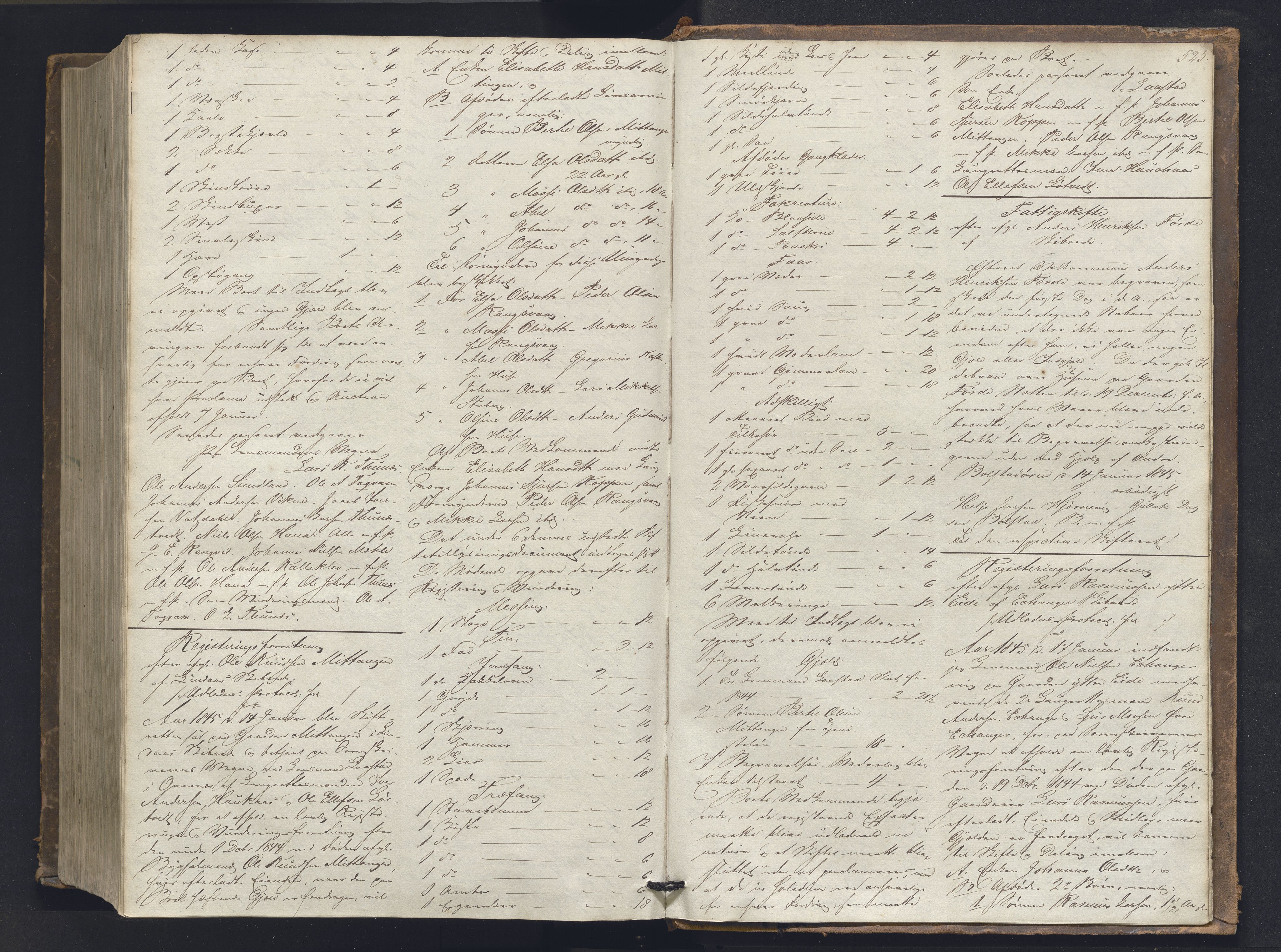 Nordhordland sorenskrivar, AV/SAB-A-2901/1/H/Hb/L0001: Registreringsprotokollar, 1841-1845, p. 525